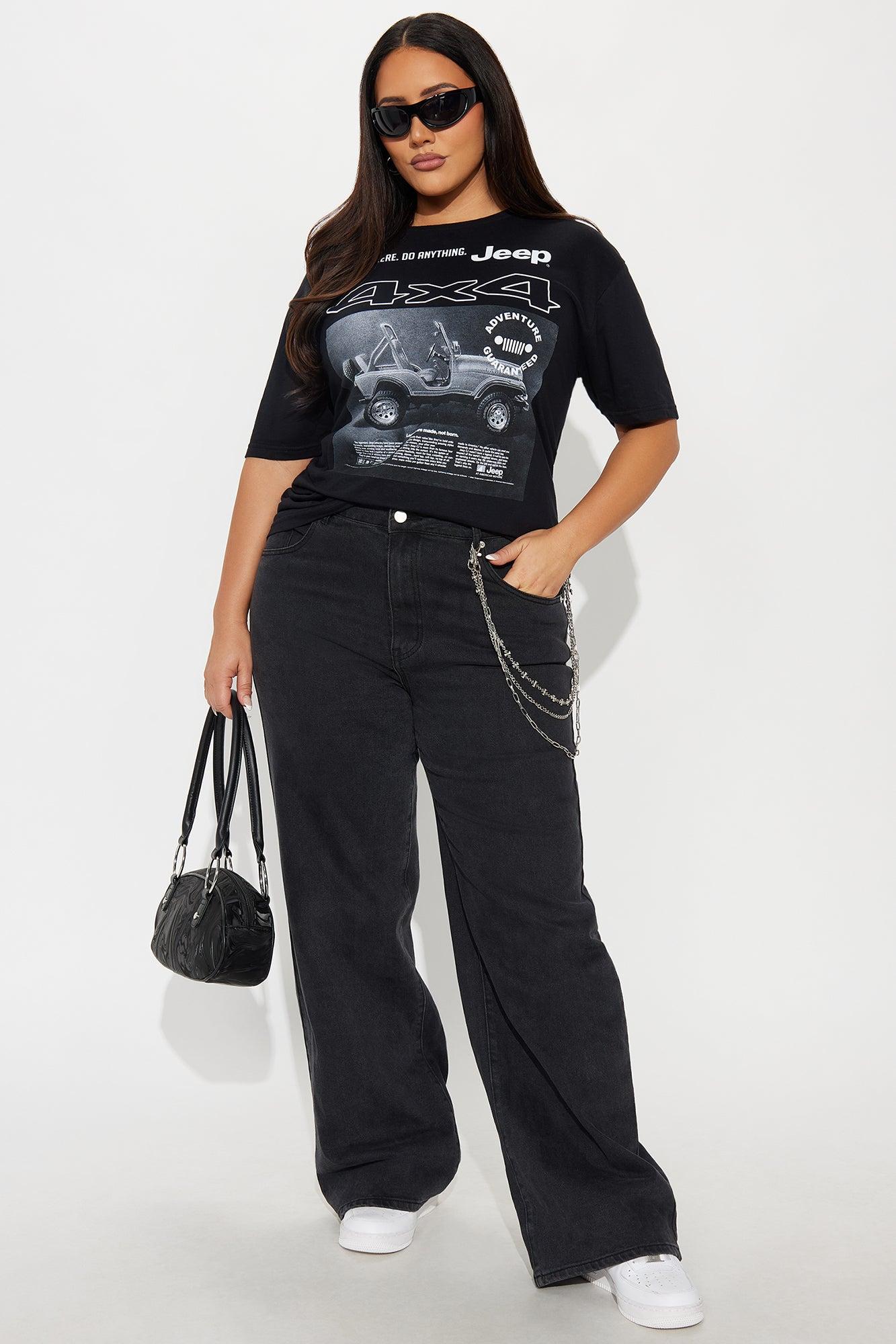 Jeep 4X4 Tee - Black Female Product Image