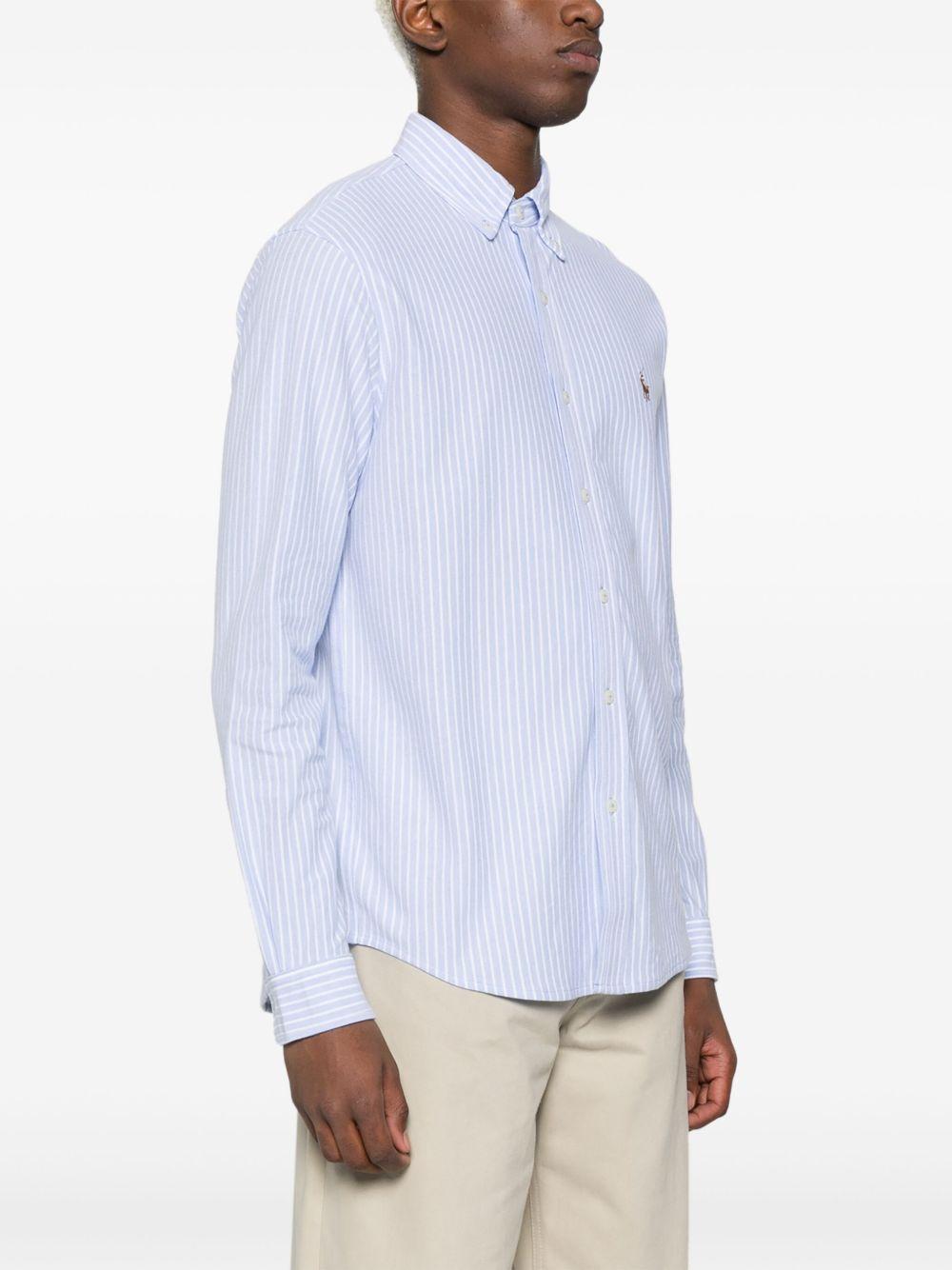 Polo-Pony-motif striped shirt Product Image