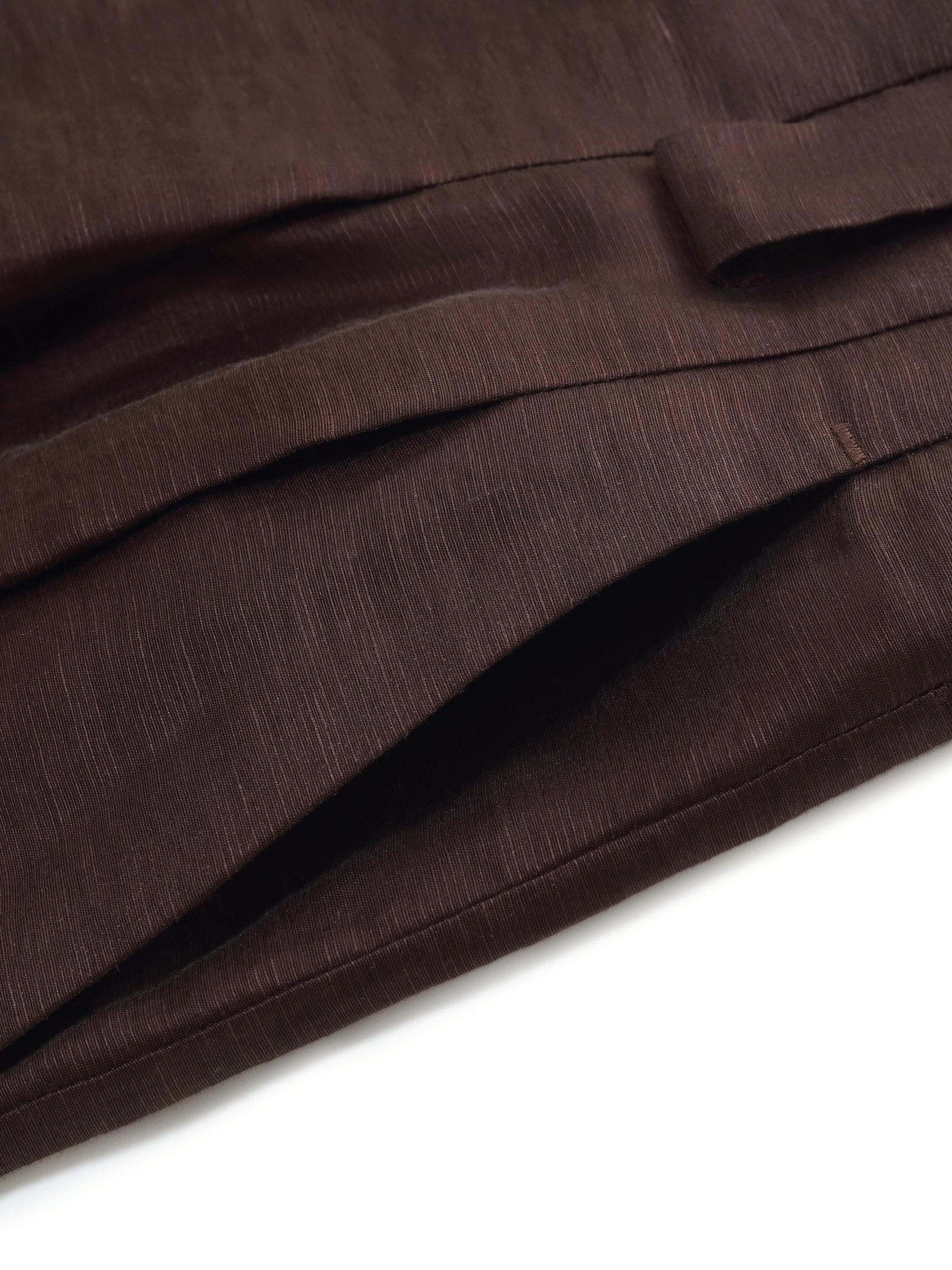 Tencel Linen Blend Women Straight Leg Pants Product Image