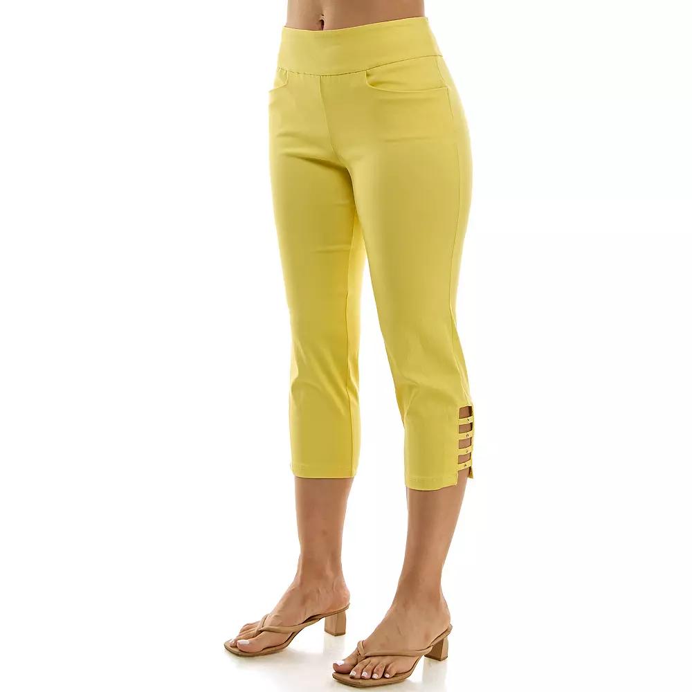 Women's Nina Leonard Pull-On Crop Pants,  Product Image