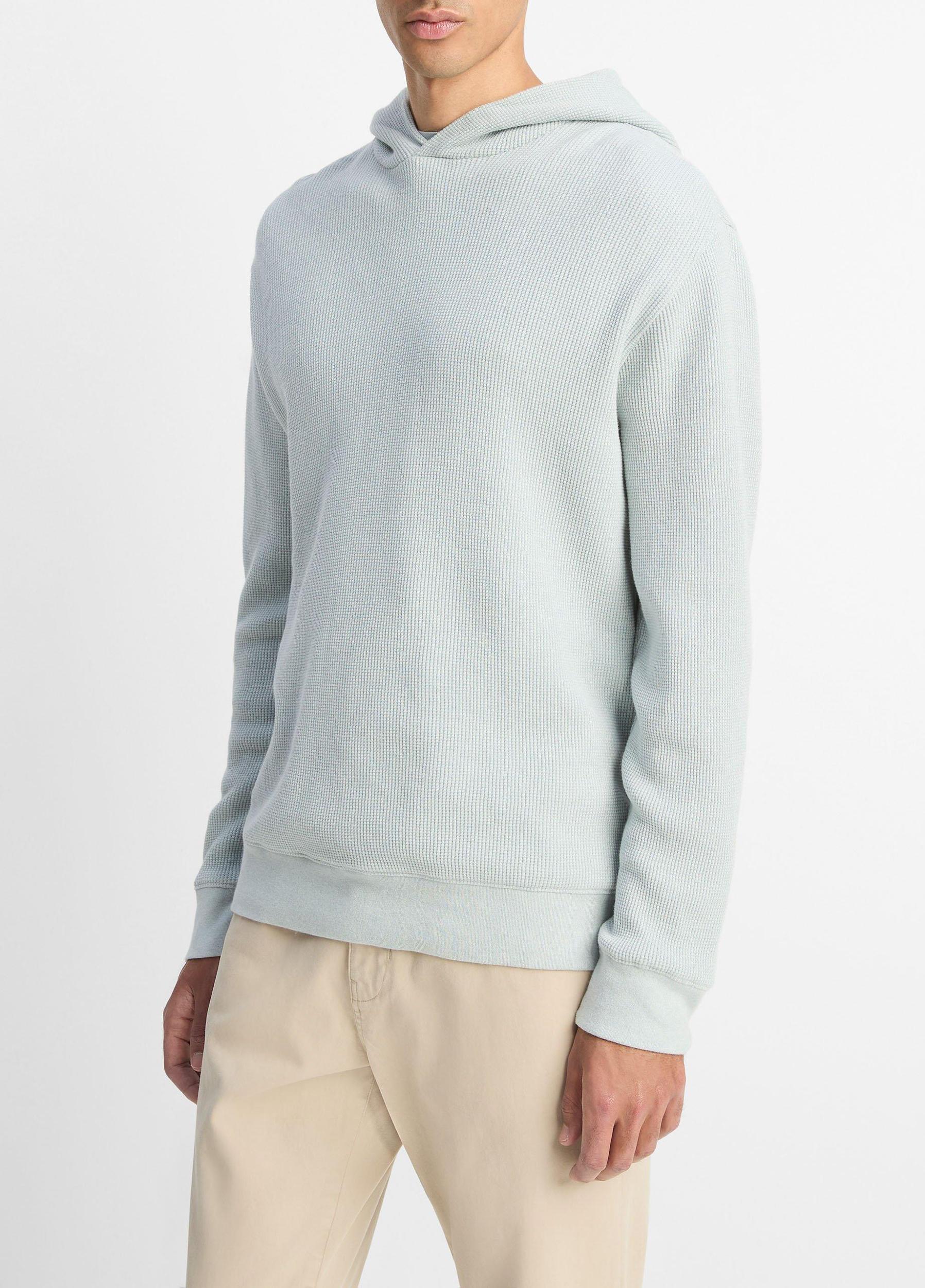 Mouliné Pima Cotton Thermal Hoodie Product Image