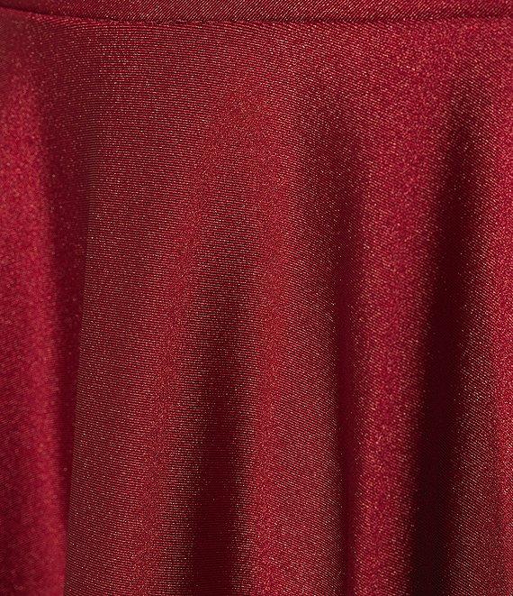 City Vibe Spaghetti Strap Skater Skirt Rhinestone Dress Product Image