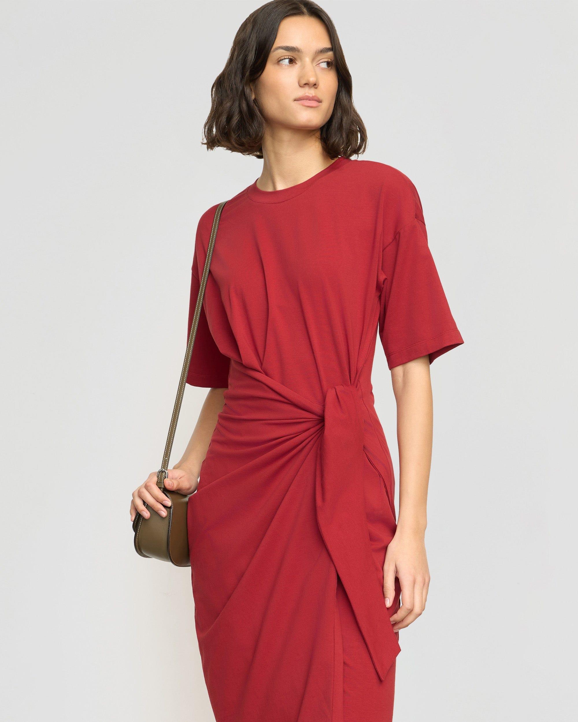 Noa Organic Cotton T-Shirt Wrap Dress Product Image