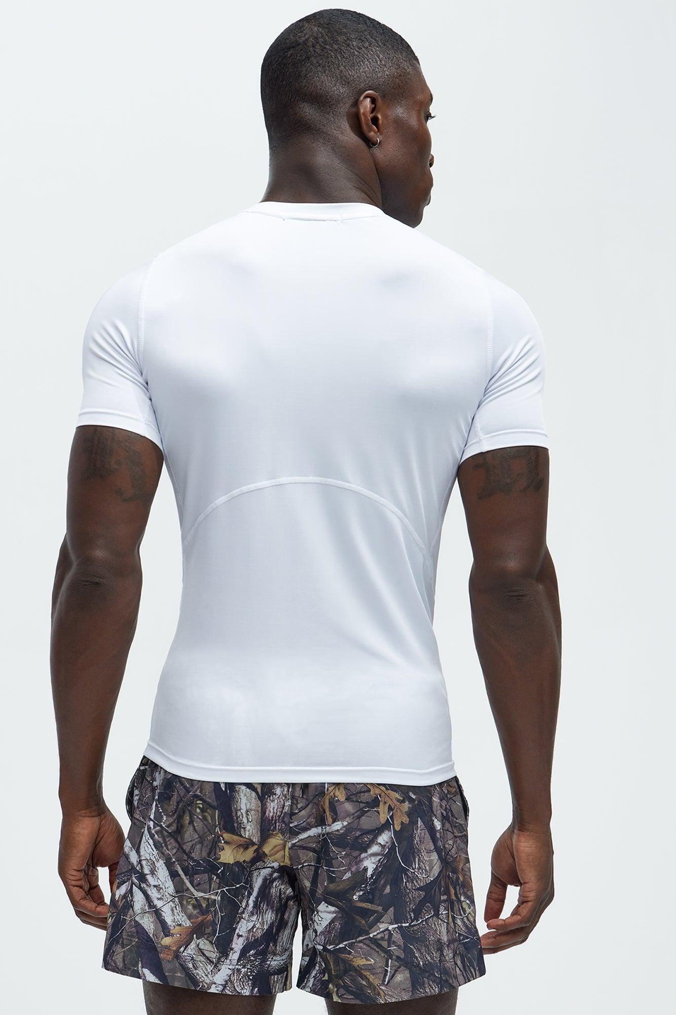 Vital Compression Tee - White Product Image