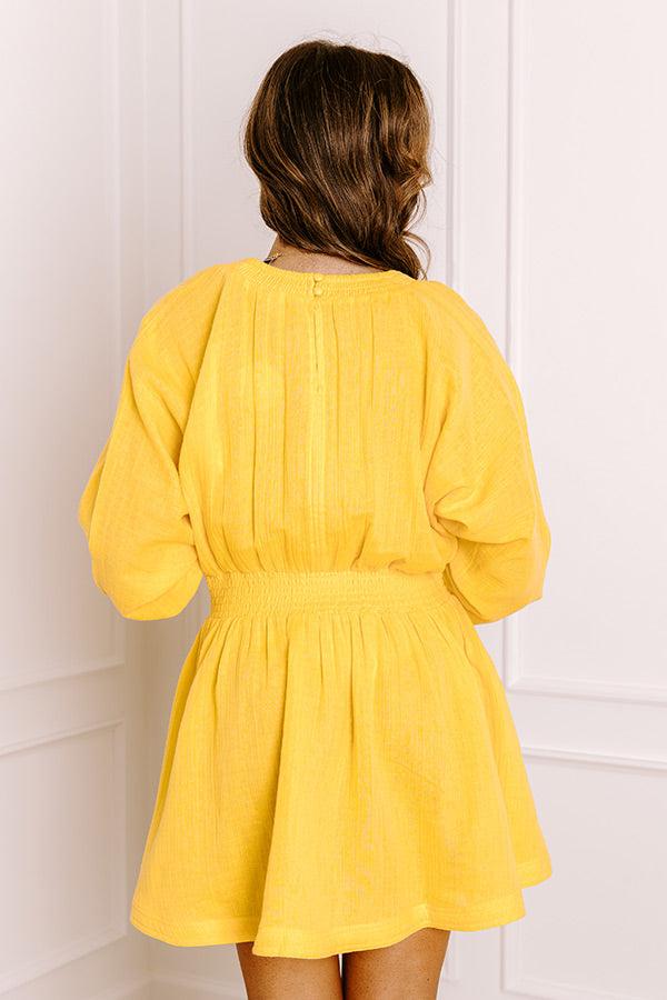 Fun In The Sun Gauze Mini Dress Product Image