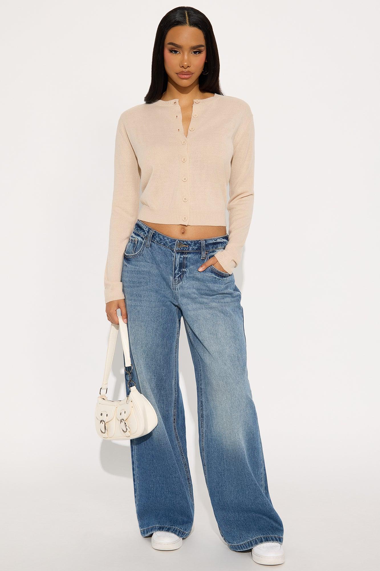 All Time Favorite Cardigan - Beige Female Product Image