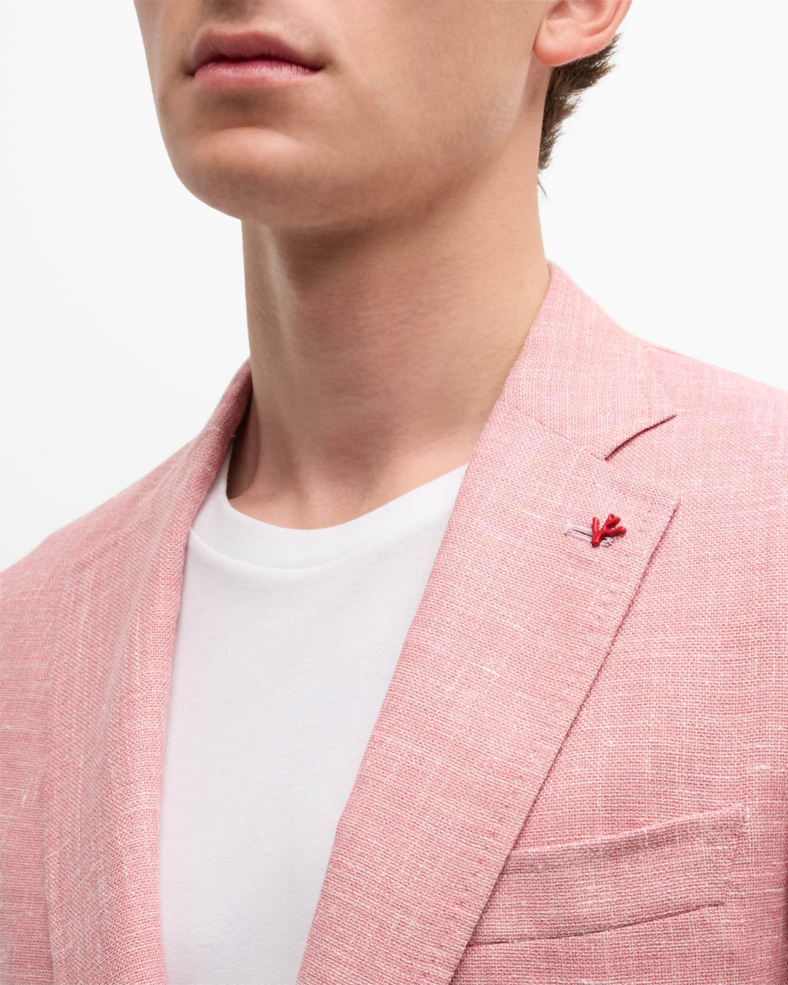 Men's Linen-Blend Blazer Product Image