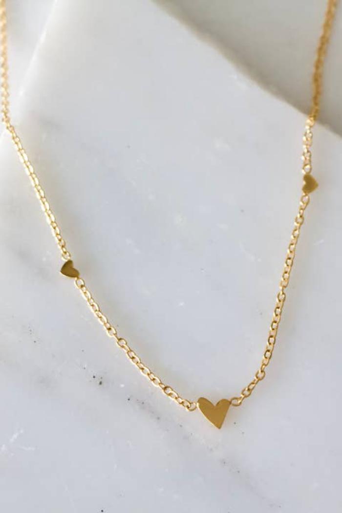 Triple Heart Necklace Product Image