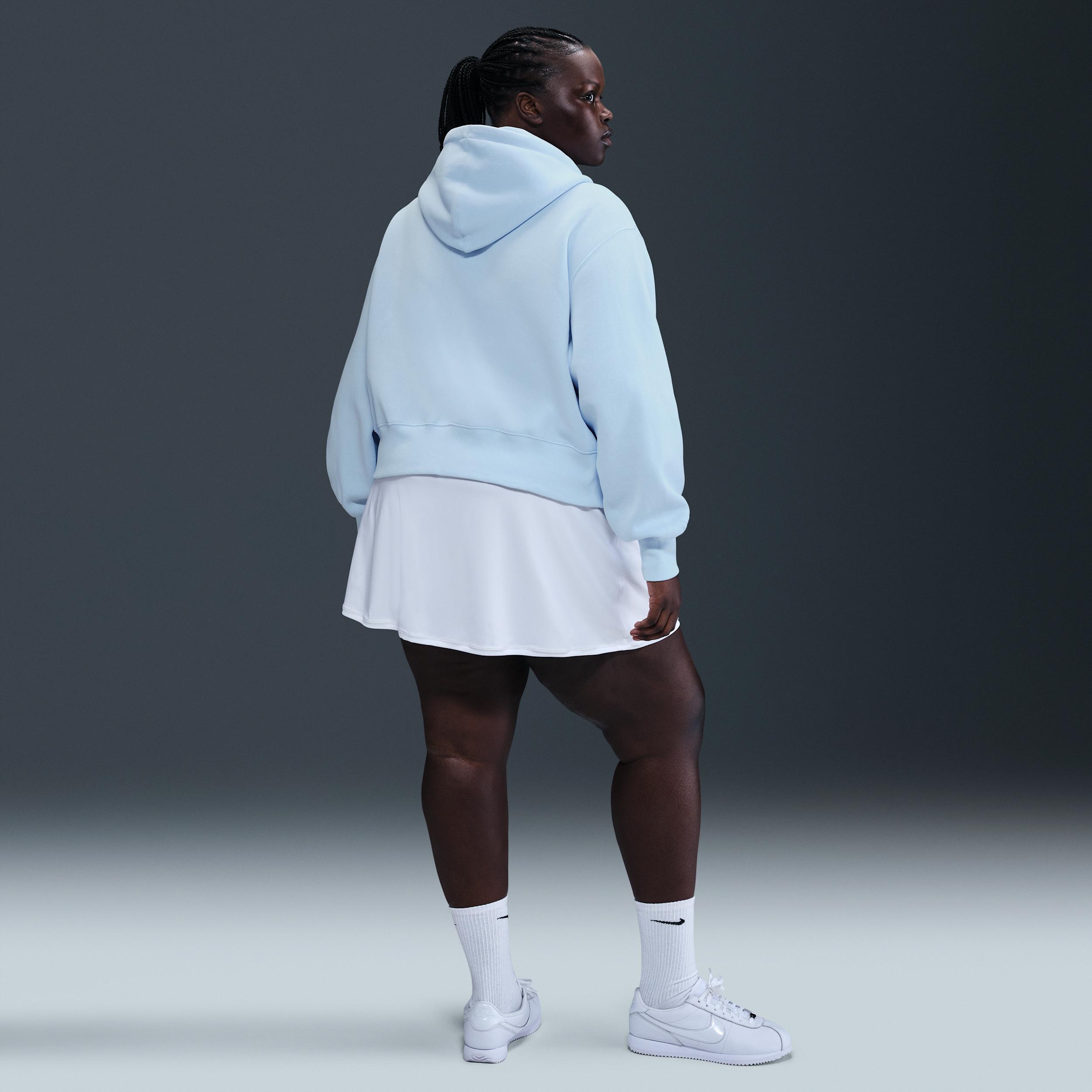 Women's Nike Sportswear Phoenix Fleece Loose Cropped Full-Zip Hoodie (Plus Size) Product Image