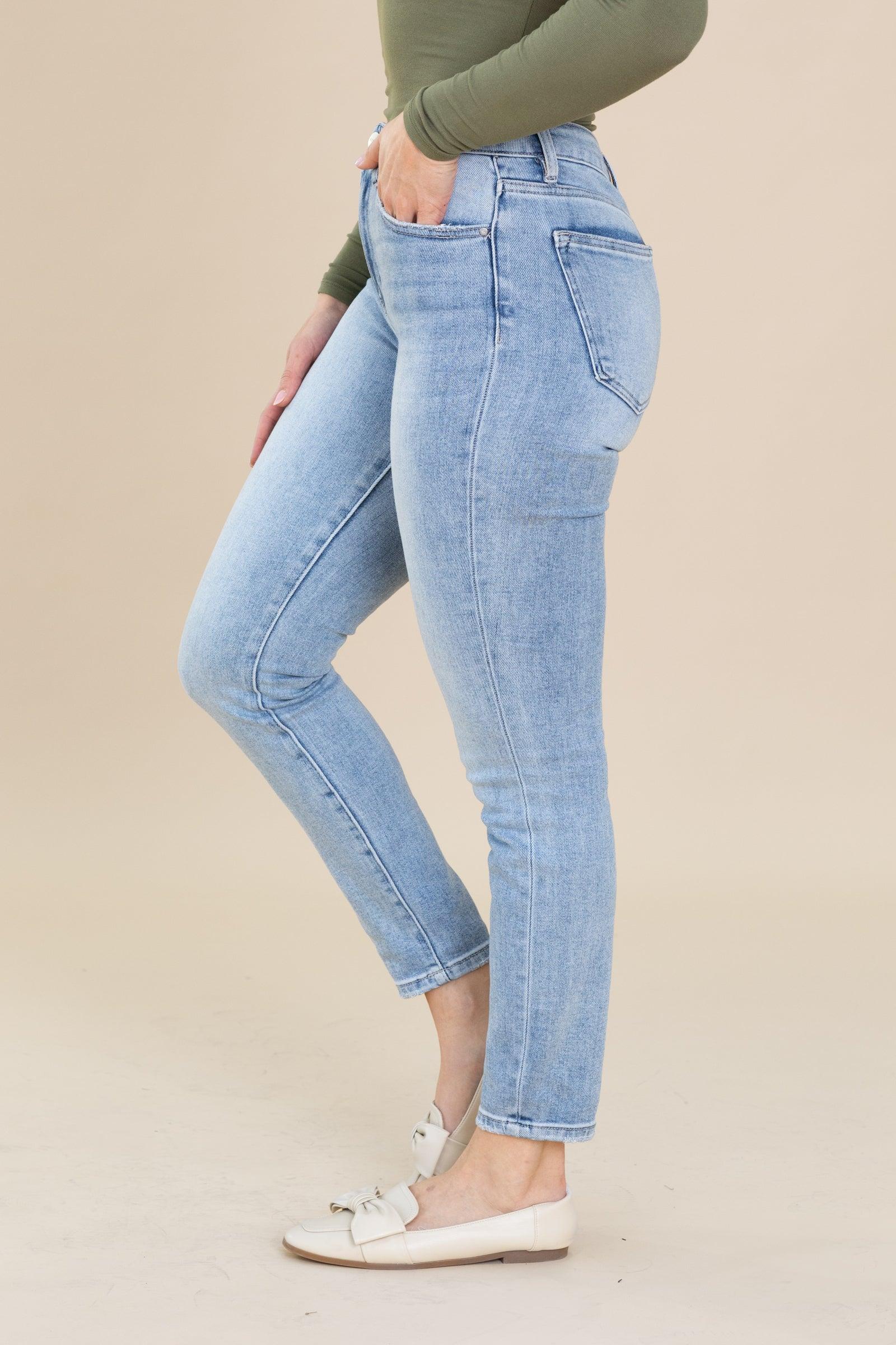 Risen High Rise Basic Skinny Jeans Product Image
