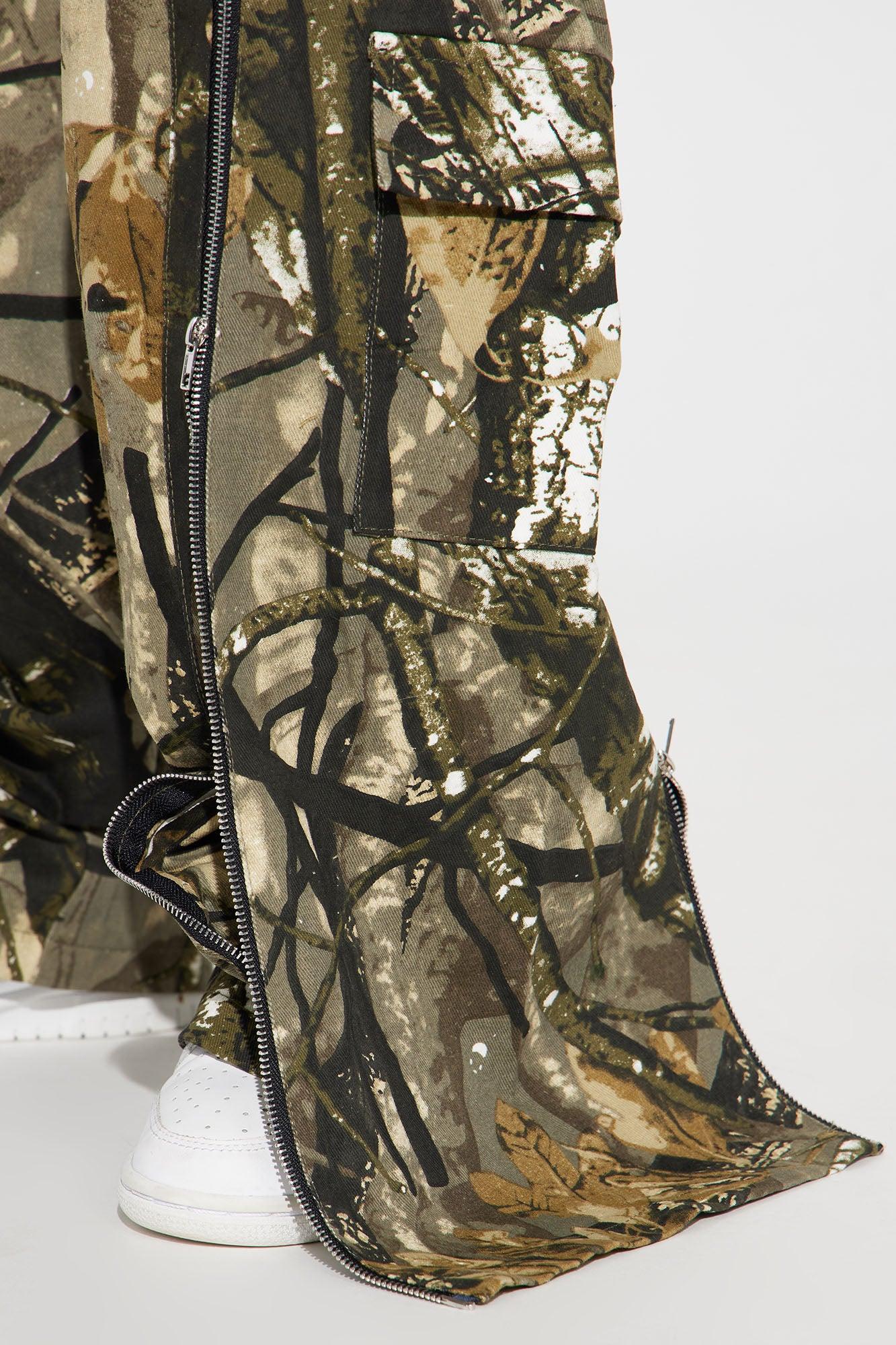 Had You Fooled Tree Camo Pant - Olive/combo Product Image