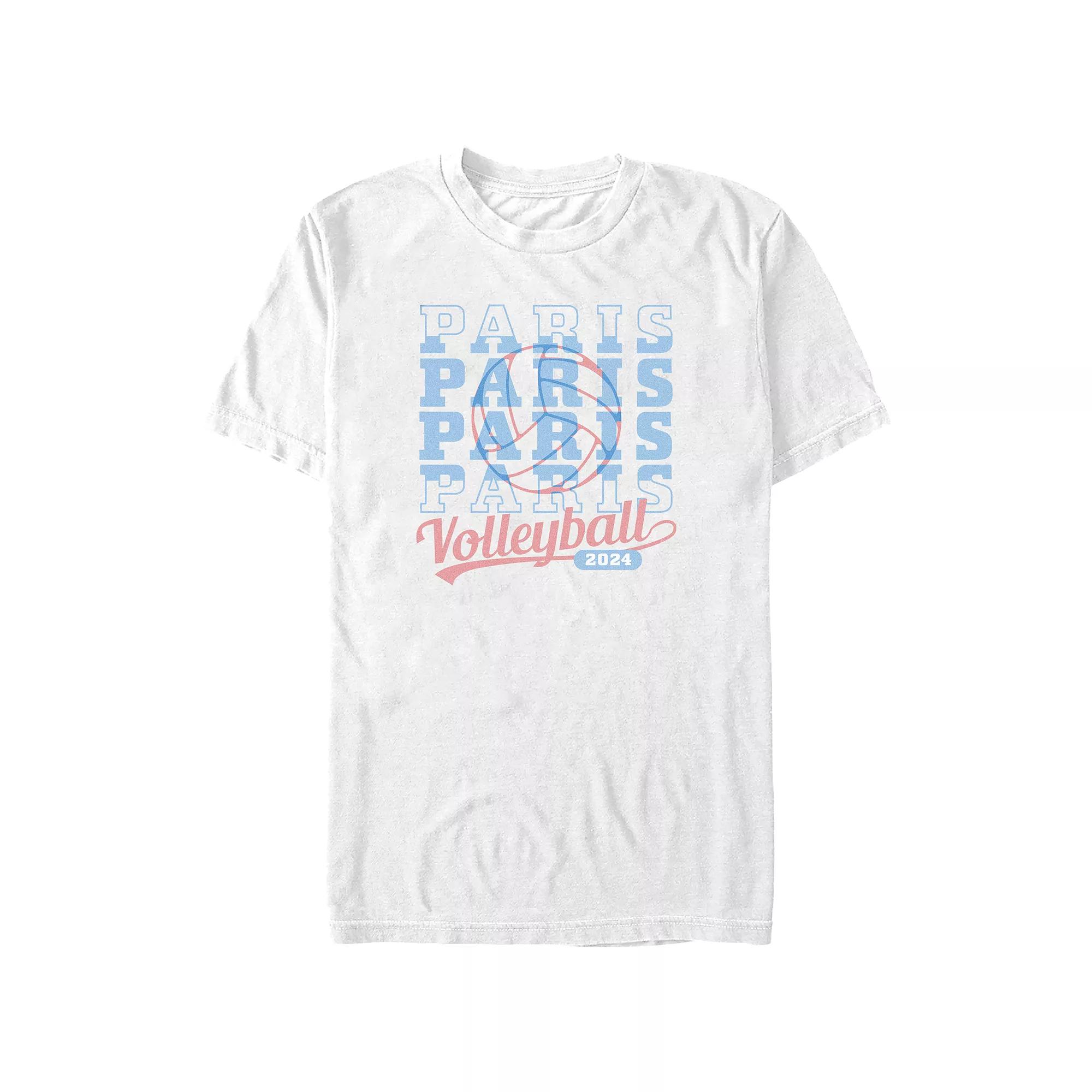 Men's Paris Volleyball 2024 Graphic Tee,  Product Image