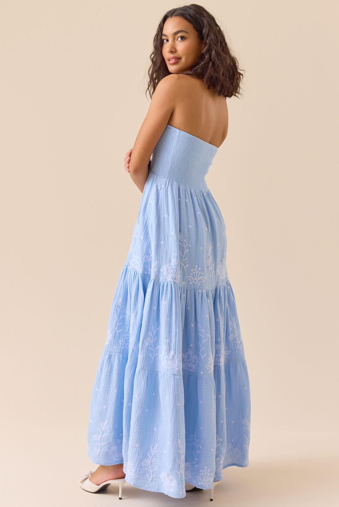 Melanie Strapless Maxi Dress Product Image