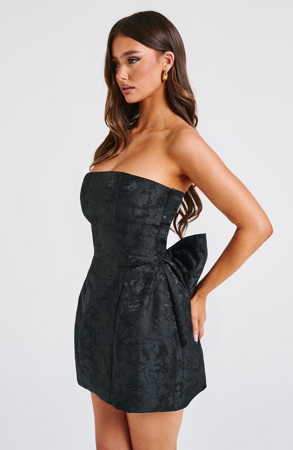 Elenora Mini Dress - Black Product Image