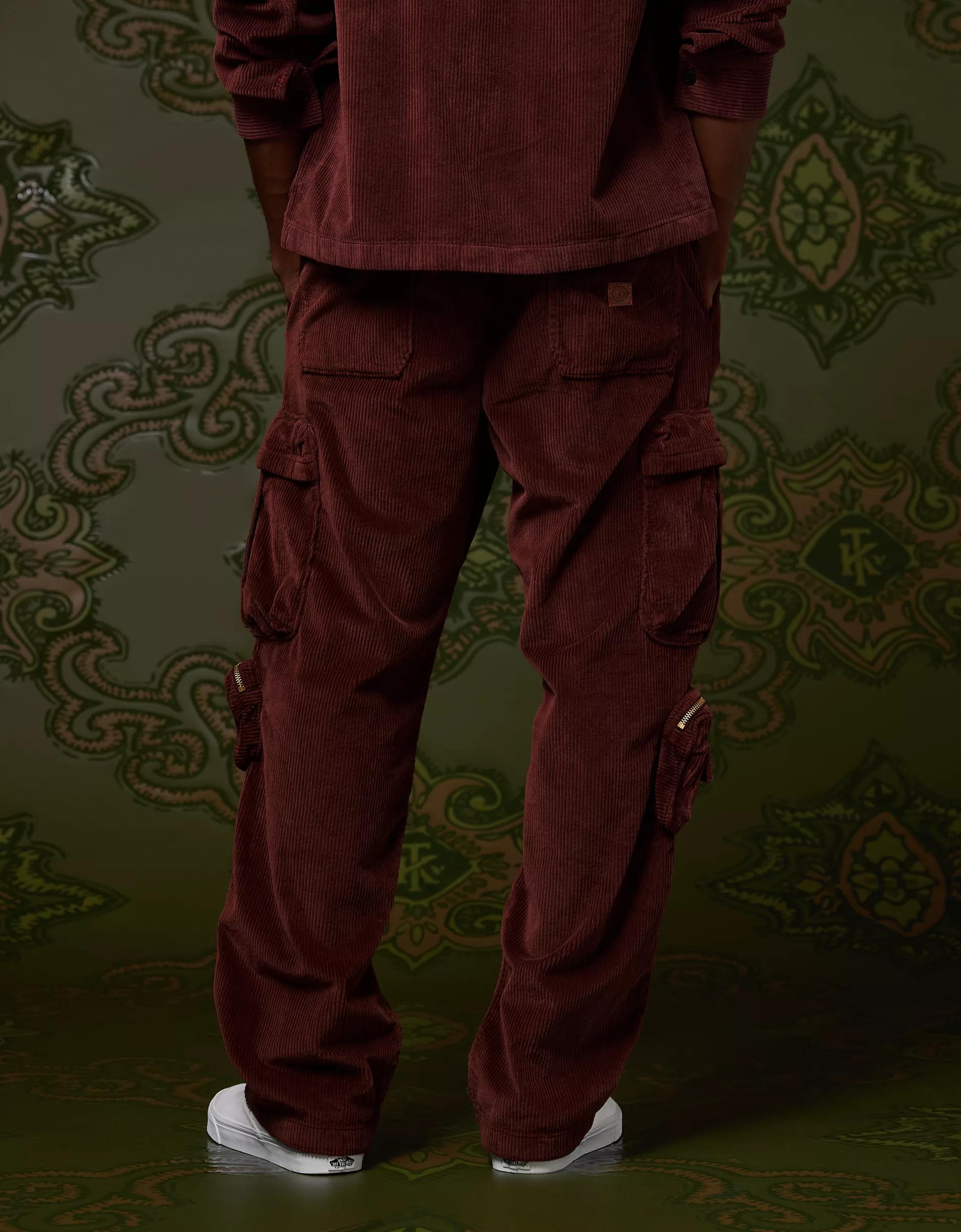 AE x Tru Kolors Relaxed Corduroy Cargo Pant Product Image