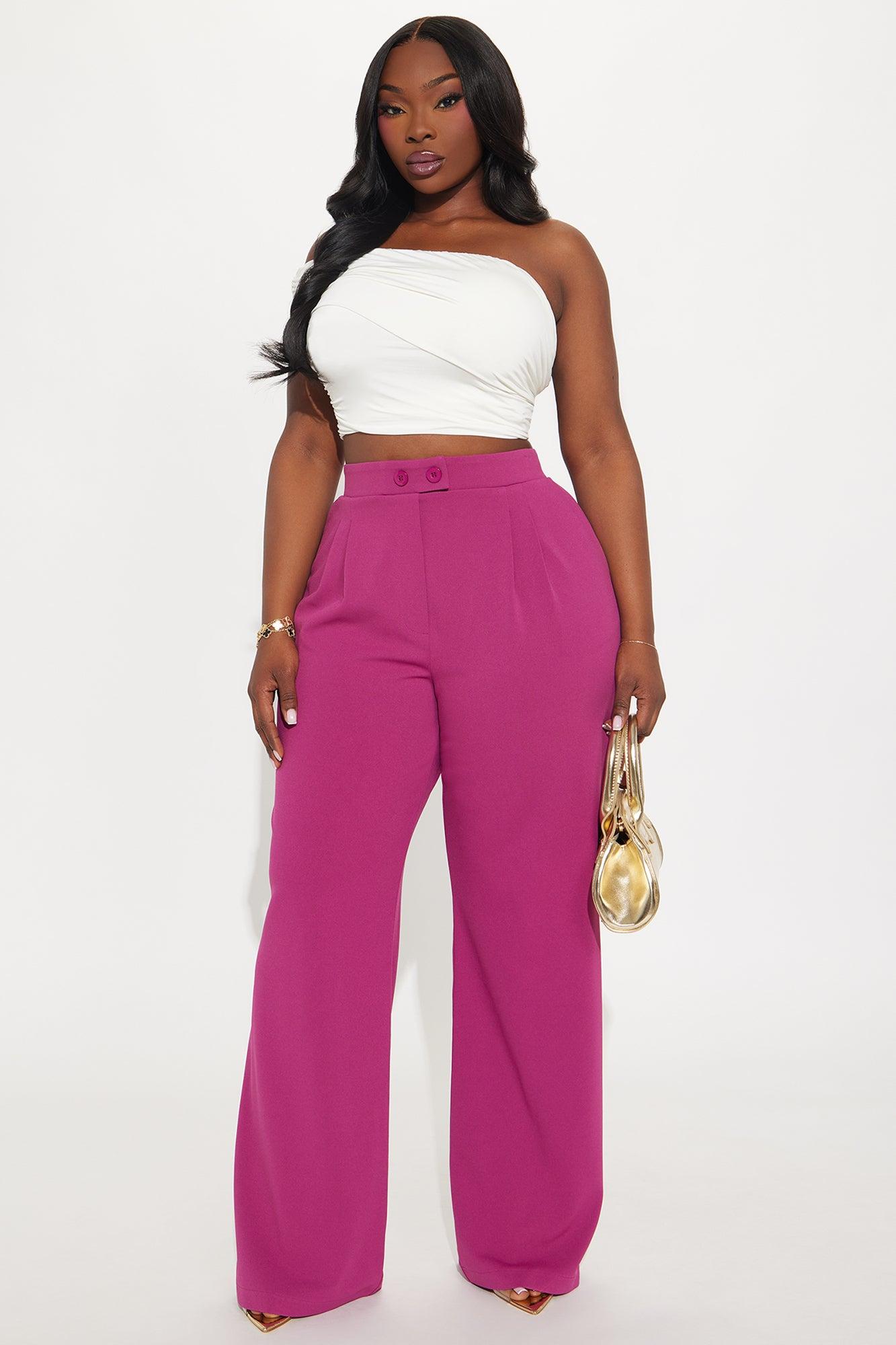 Feeling Focused Trouser - Raspberry Female Product Image