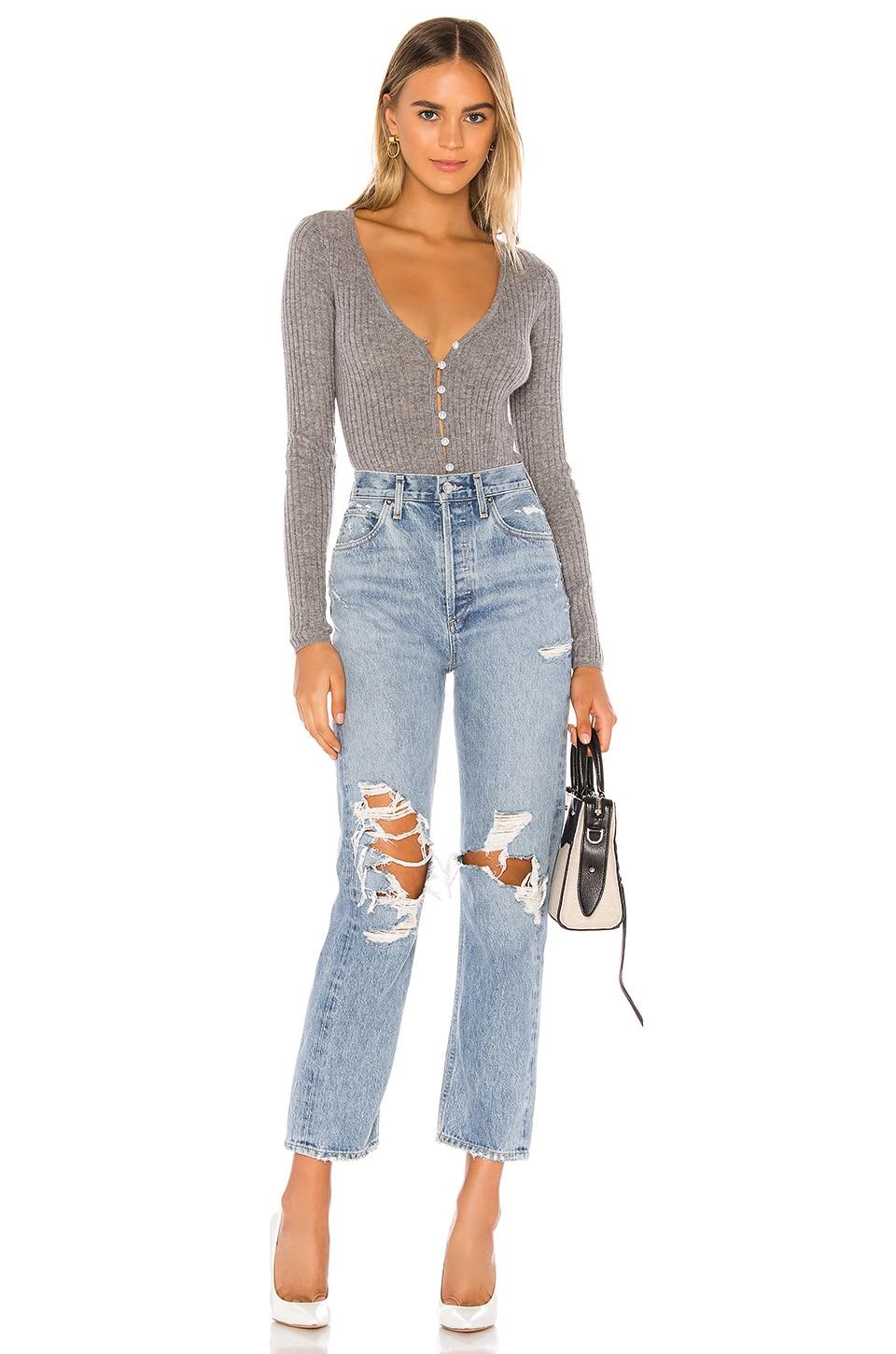 Lovers and Friends Baxter Cardigan in Grey Product Image