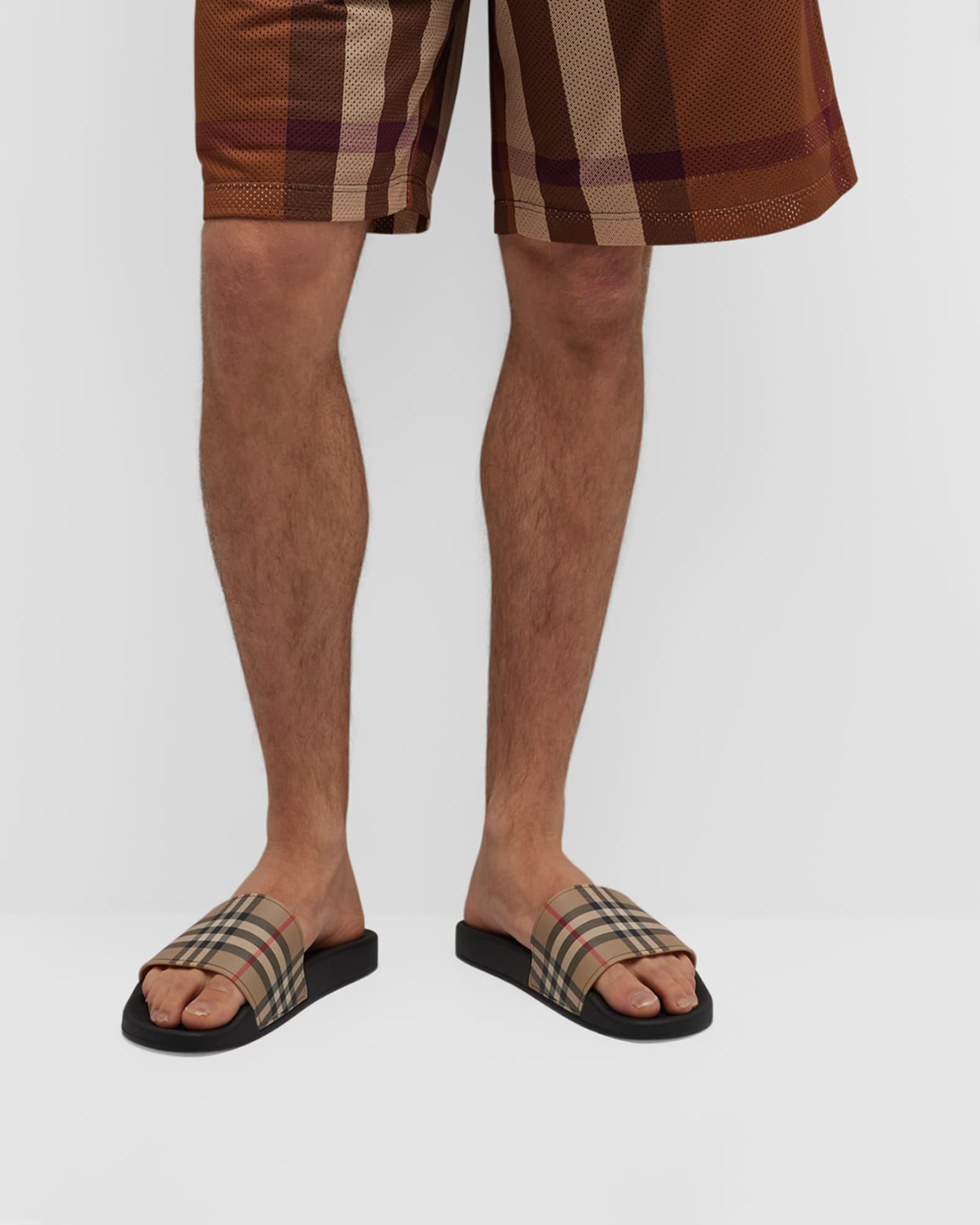 Mens Furley Check Slide Sandals Product Image