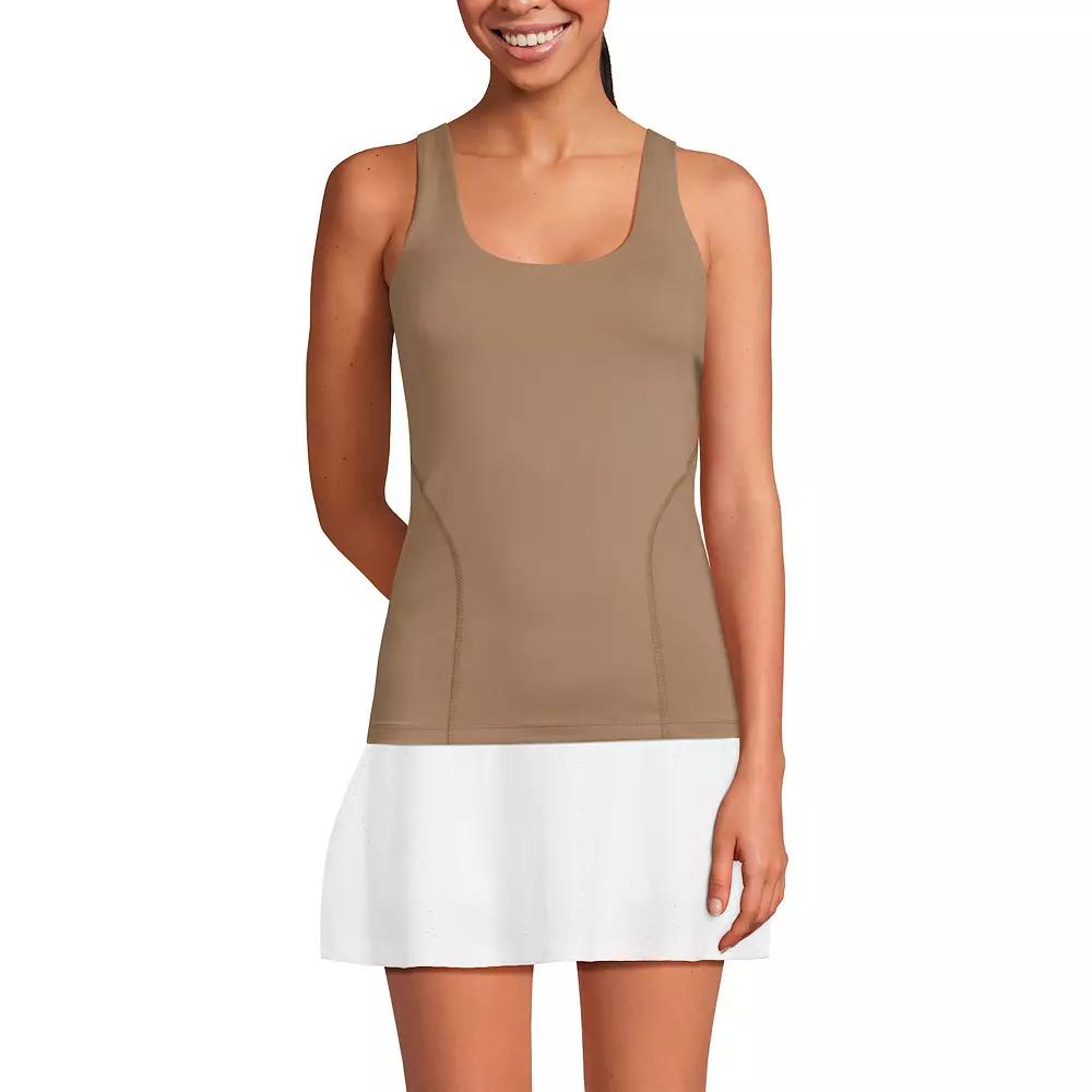Women's Lands' End High Impact Scoop Neck Active Tank Top,  Product Image