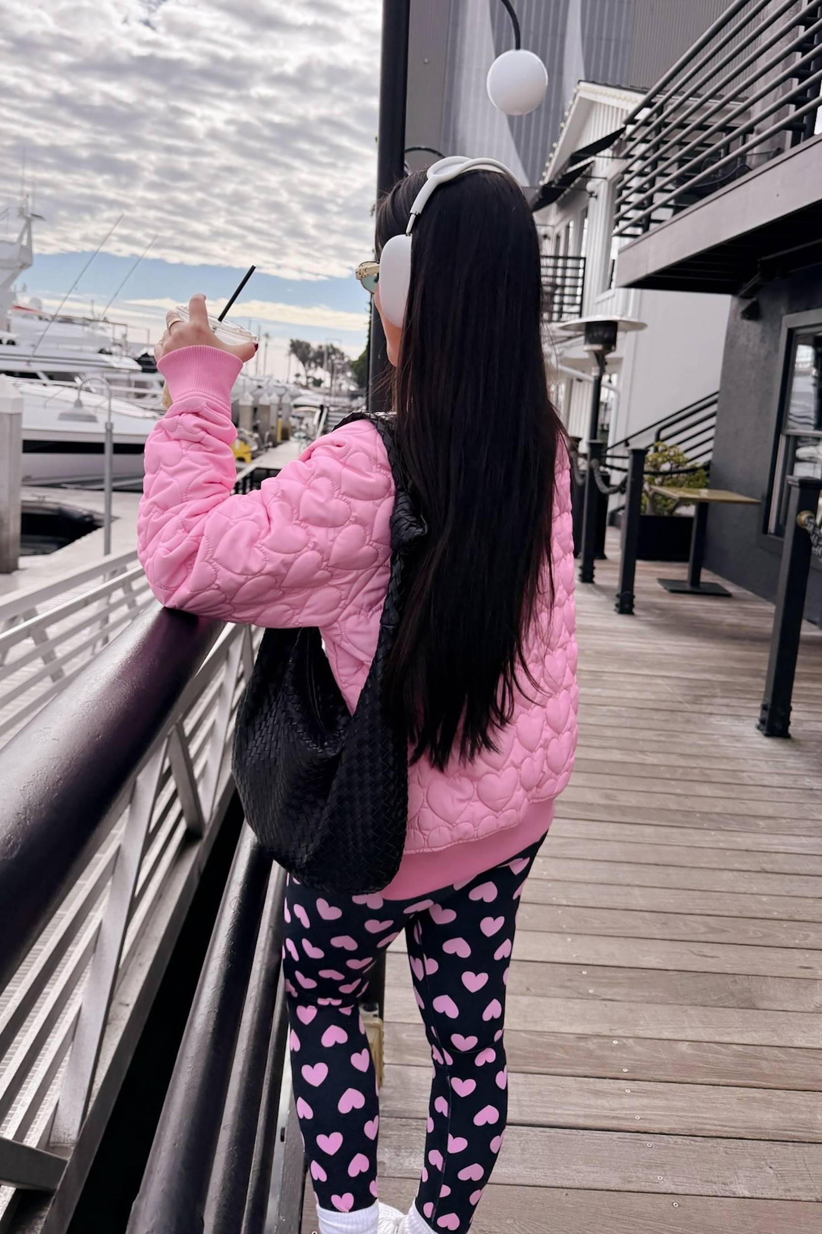 Flight Jacket Prism Pink Heart Product Image