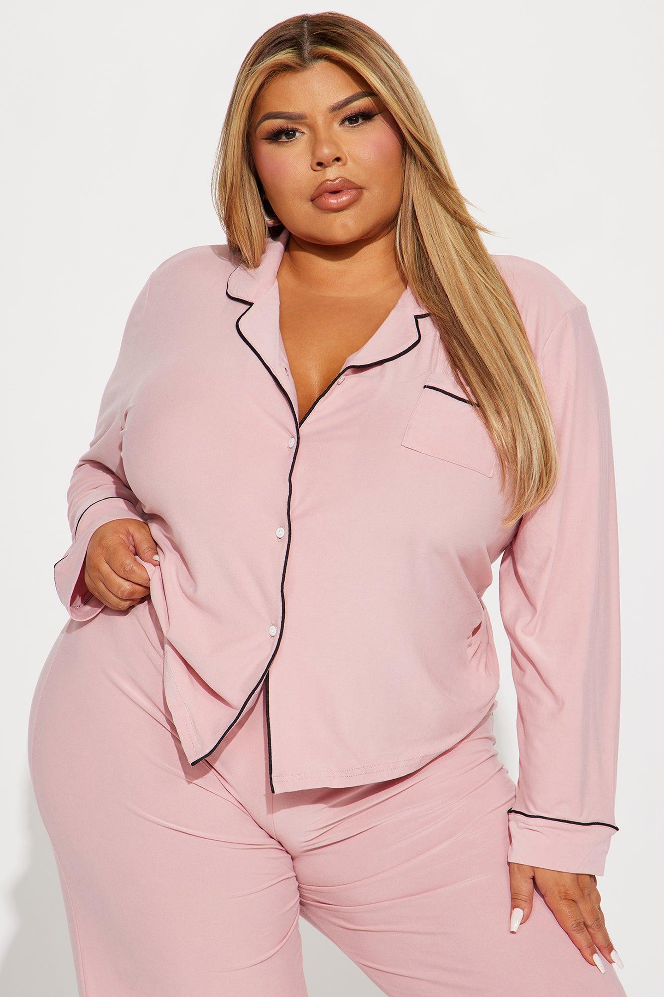 Foxy Babe PJ Pant Set - Pink Product Image