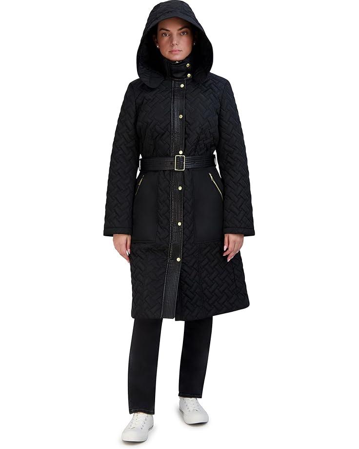 Taffeta Down Coat With Bib Product Image