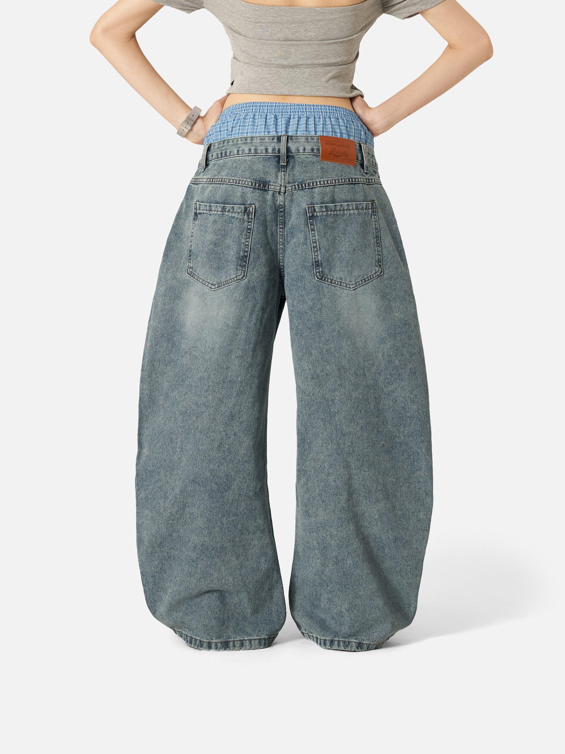 Aelfric Eden Double Waist Baggy Jeans Product Image