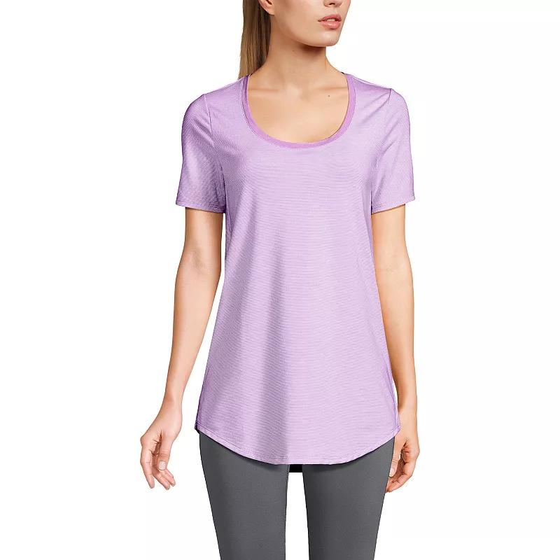 Women’s Lands' End Short Sleeve Tunic T-Shirt, Women's,  Product Image