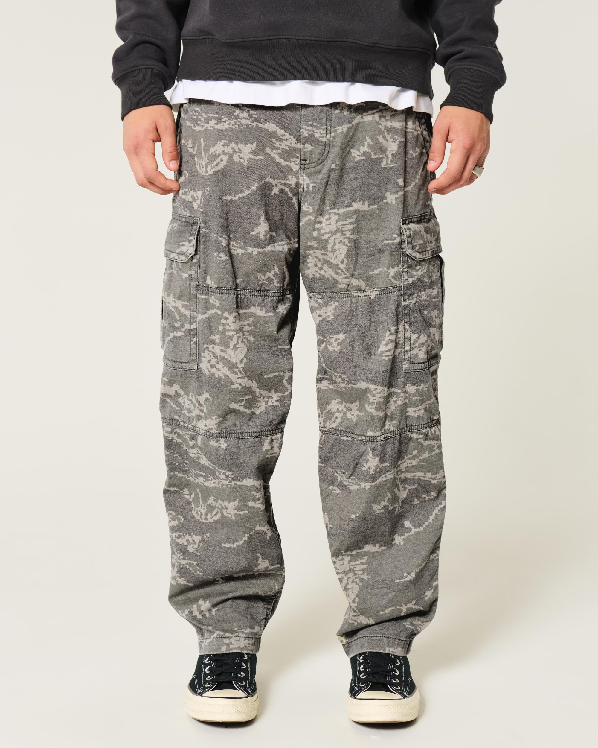 Camo Skater Baggy Cargo Pants Product Image