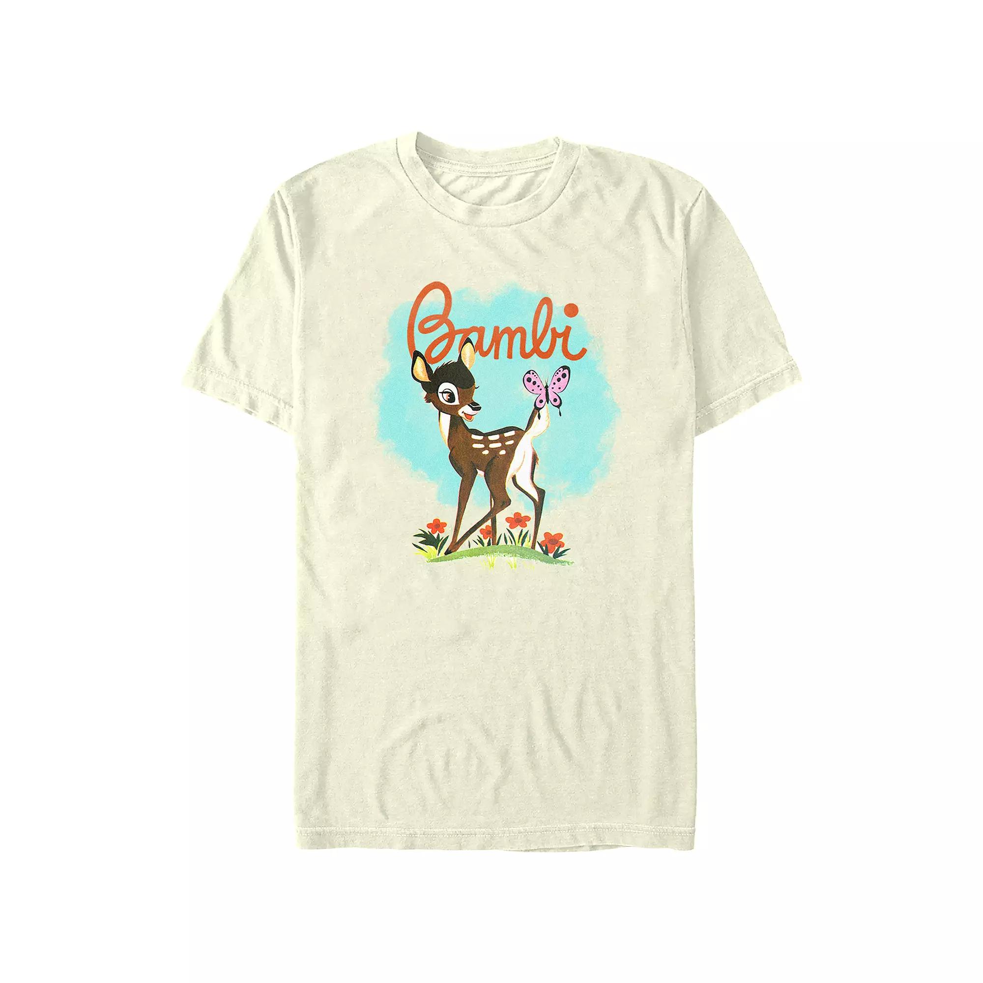 Disney's Bambi With Butterfly Poster Juniors' Graphic Tee, Women's,  Product Image