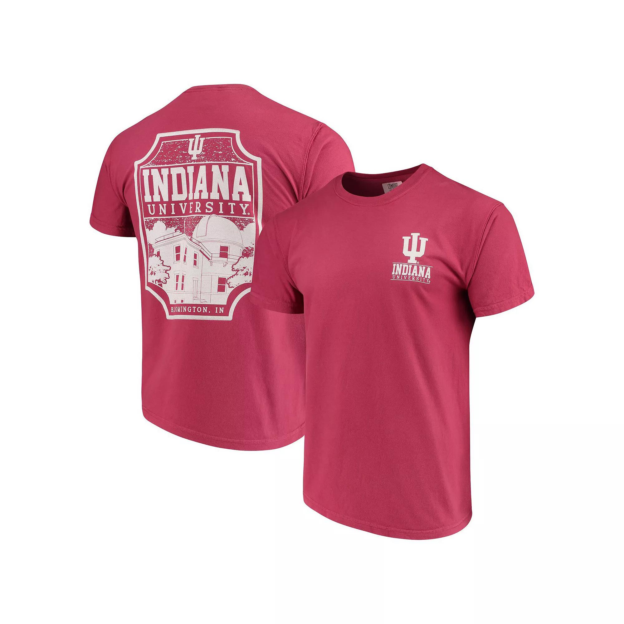 Men's Crimson Indiana Hoosiers Comfort Colors Campus Icon T-Shirt, Size: 2XL, Red Product Image