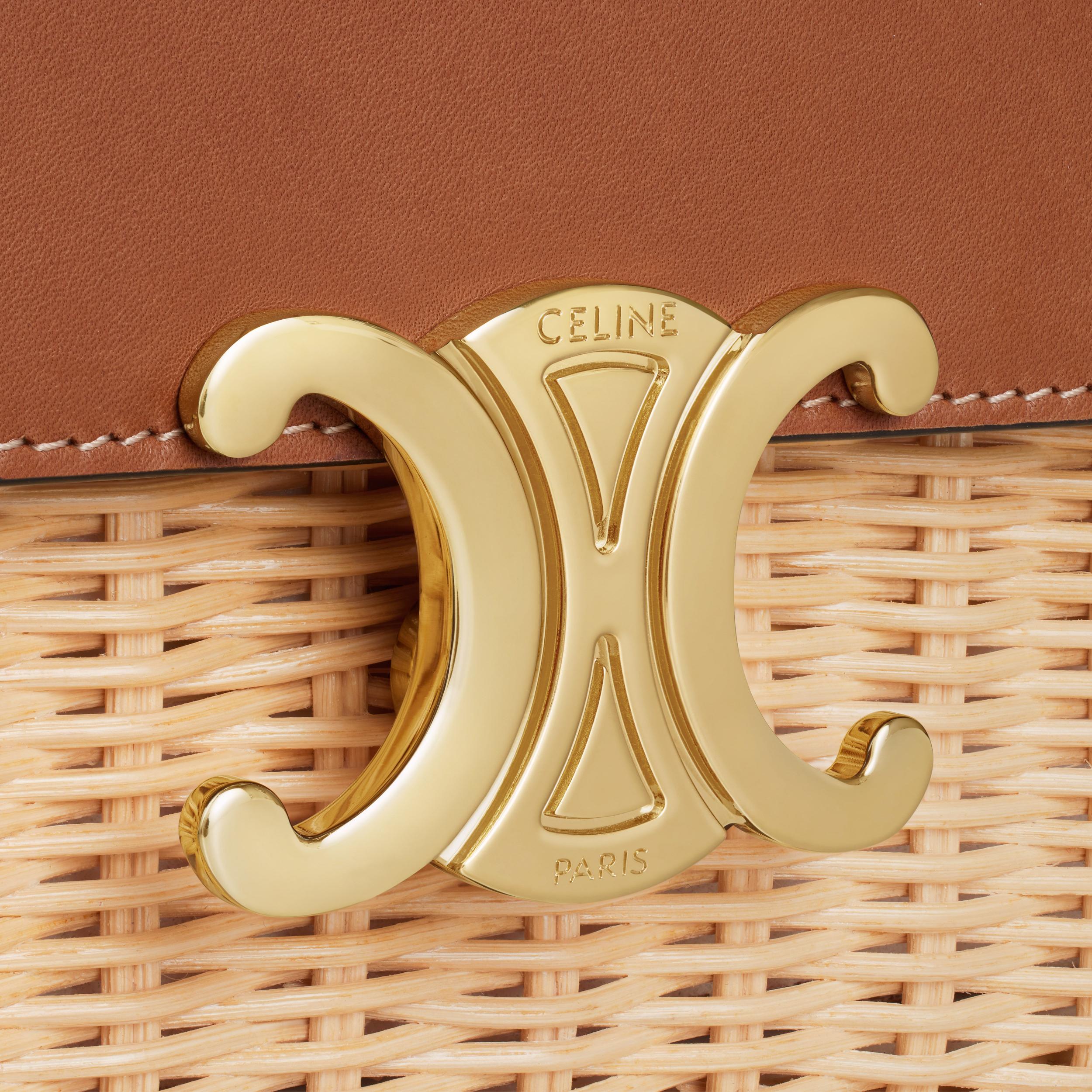 TEEN GARANCE BAG IN WICKER AND NATURAL CALFSKIN Product Image