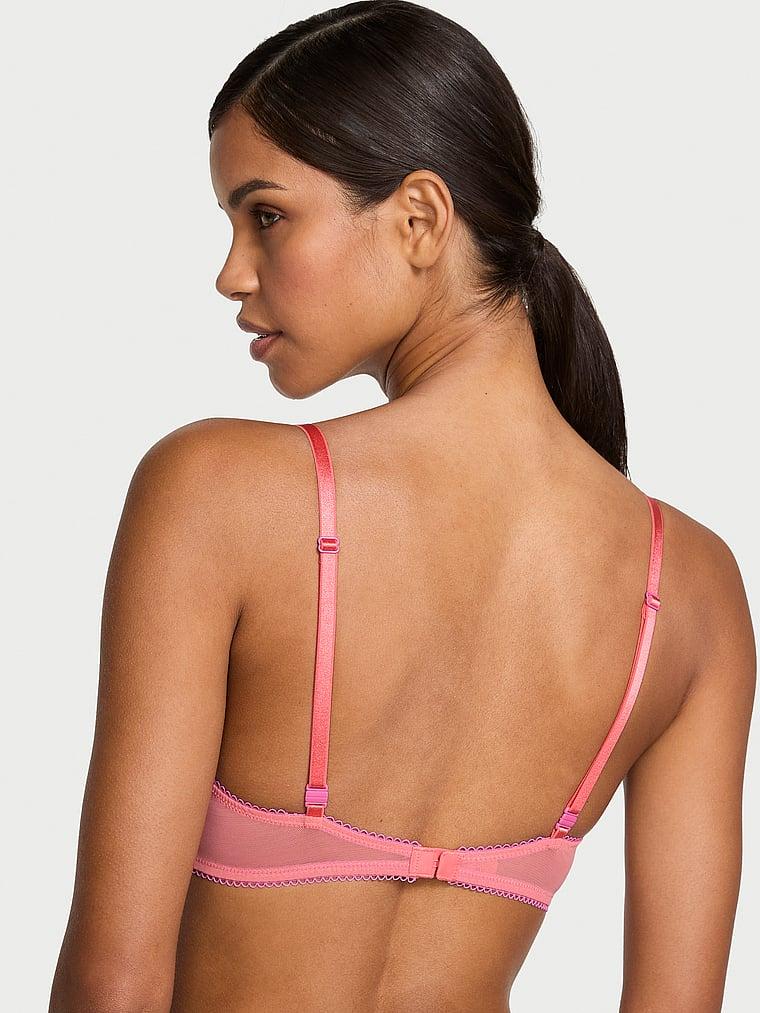 Tease Lace-Trim Unlined Demi Bra Product Image