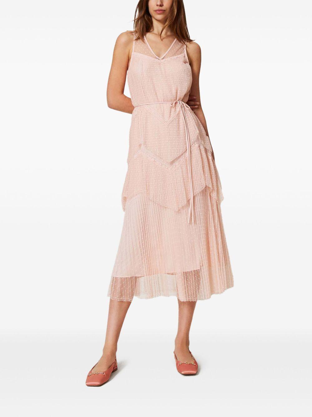pleated tulle dress Product Image