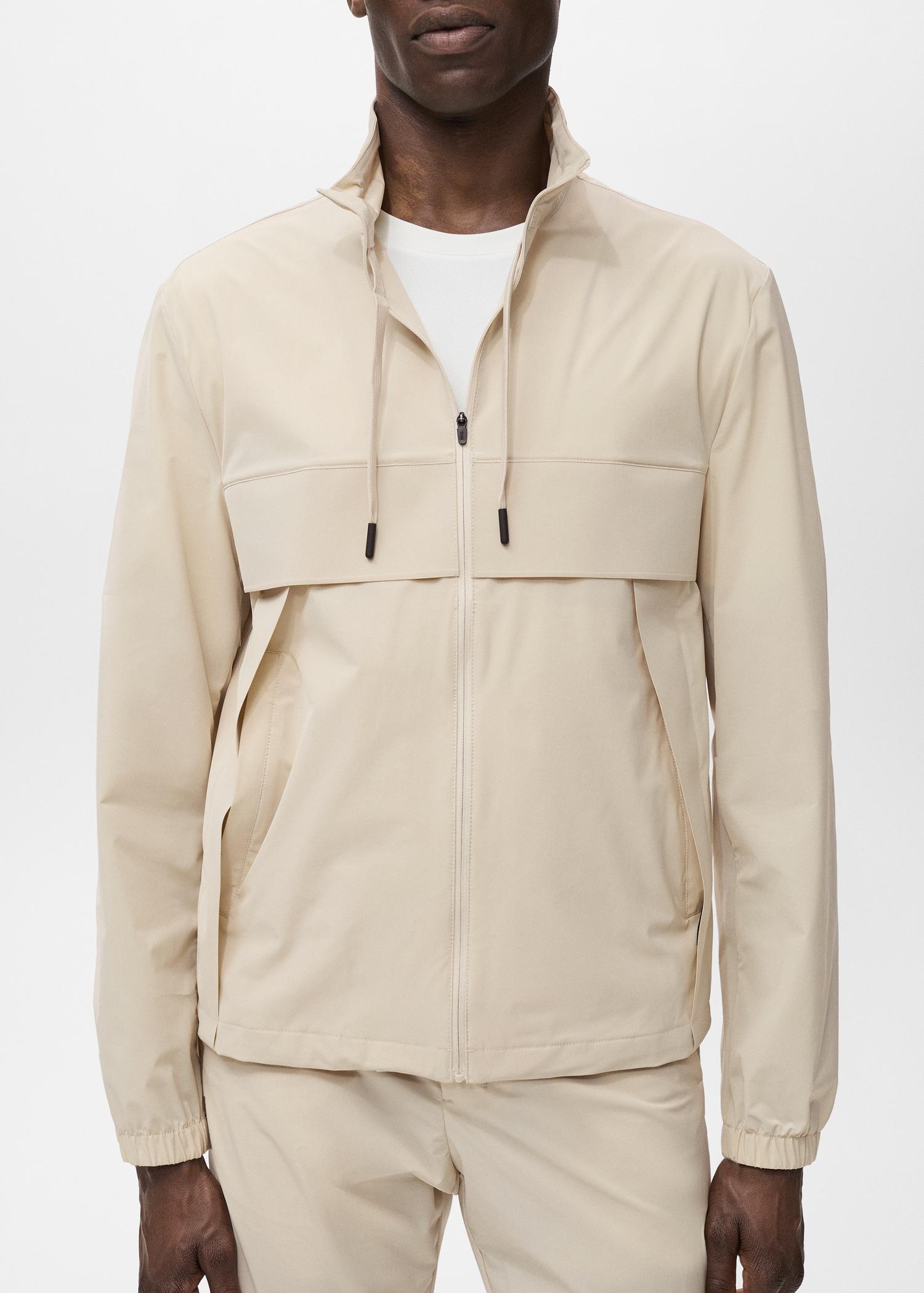 Water-repellent COOLMAX® jacket - Men | MANGO USA Product Image