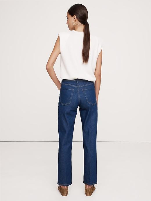 High-Rise Straight Jean Product Image