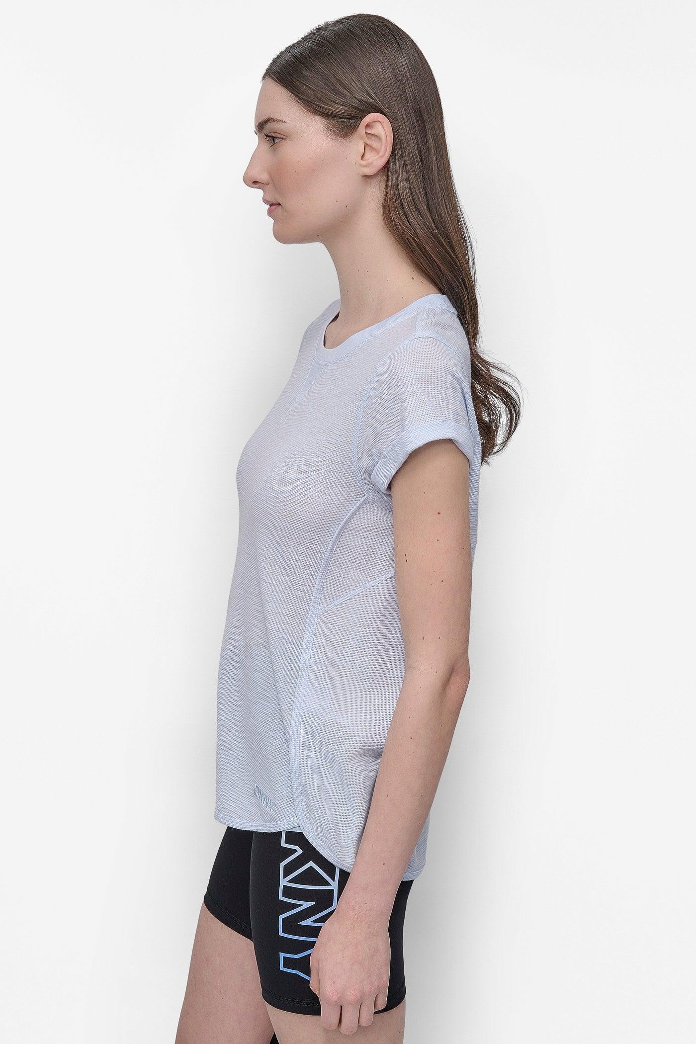 SLUB WAFFLE-KNIT TEE Product Image