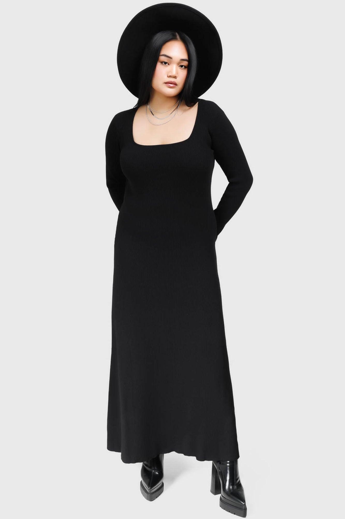 Dark Glyph Dress Female Product Image