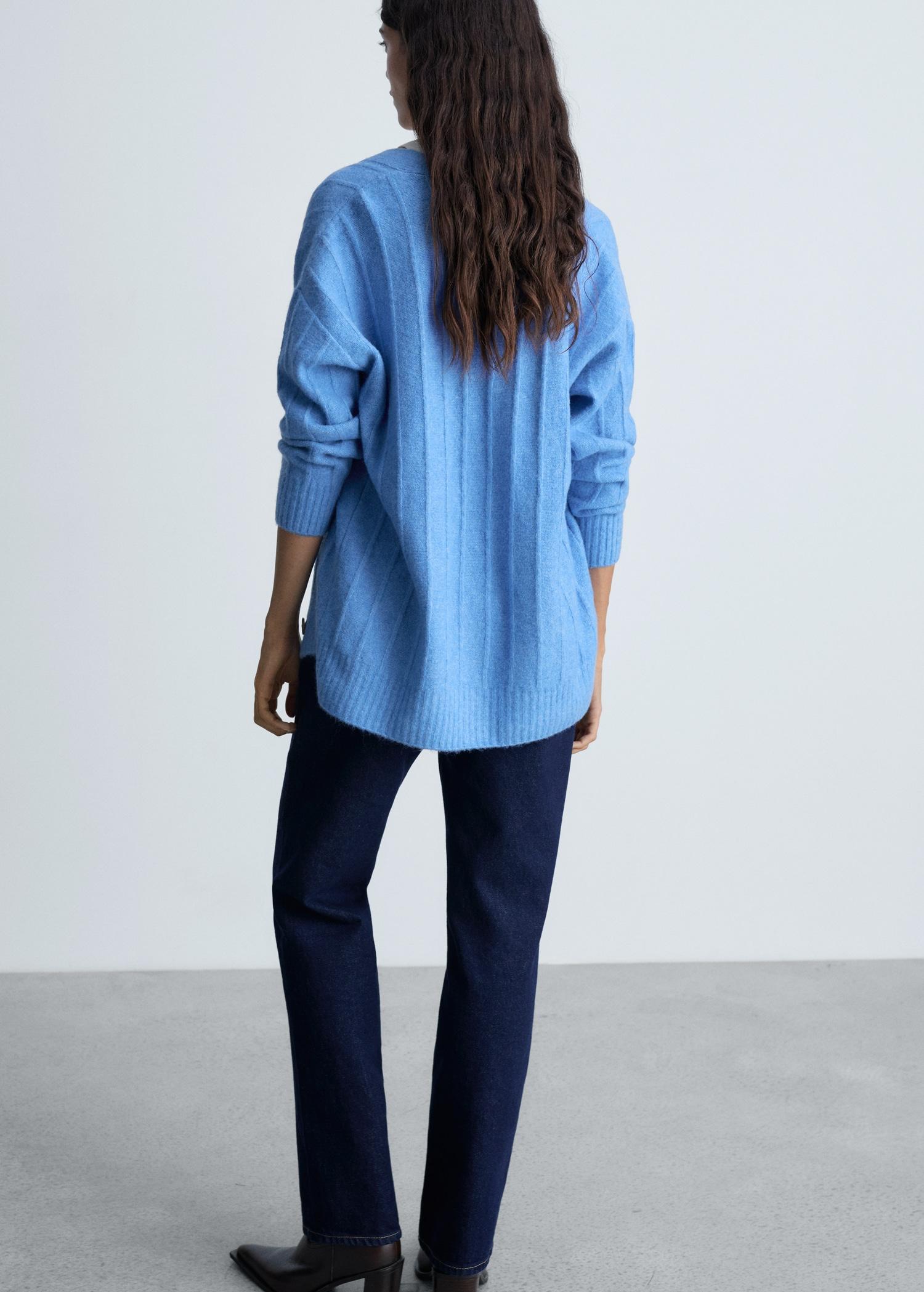 Buttoned long cardigan - Women | MANGO USA Product Image