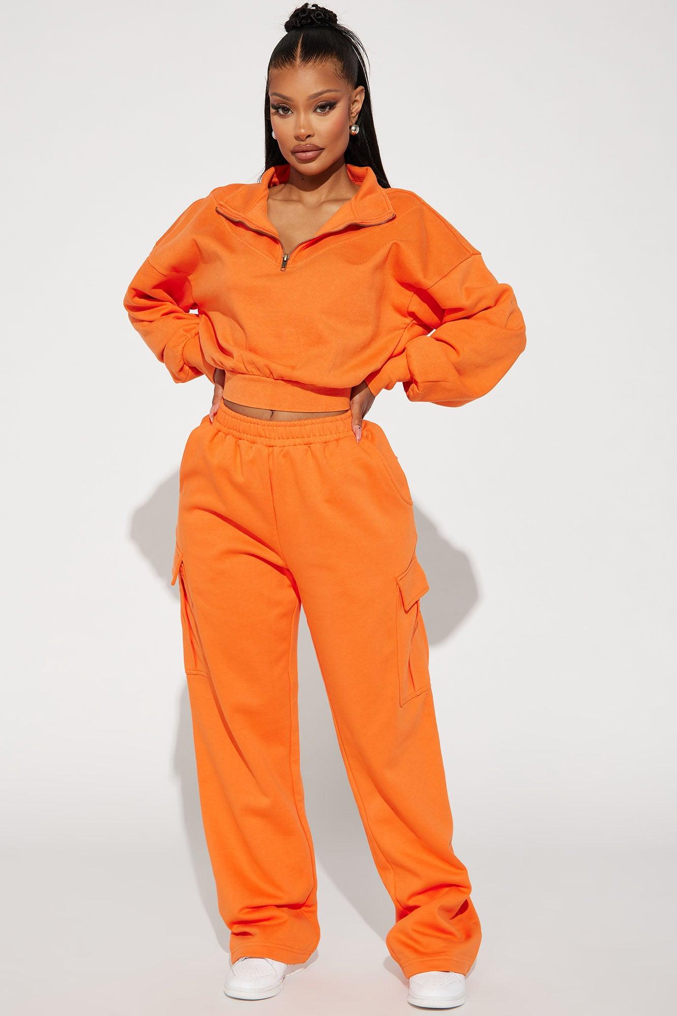 Rested Lounge Pullover - Orange Product Image