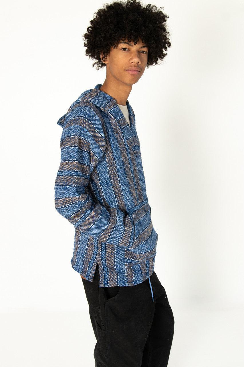 Lightweight Storm Cloud Baja Hoodie Product Image