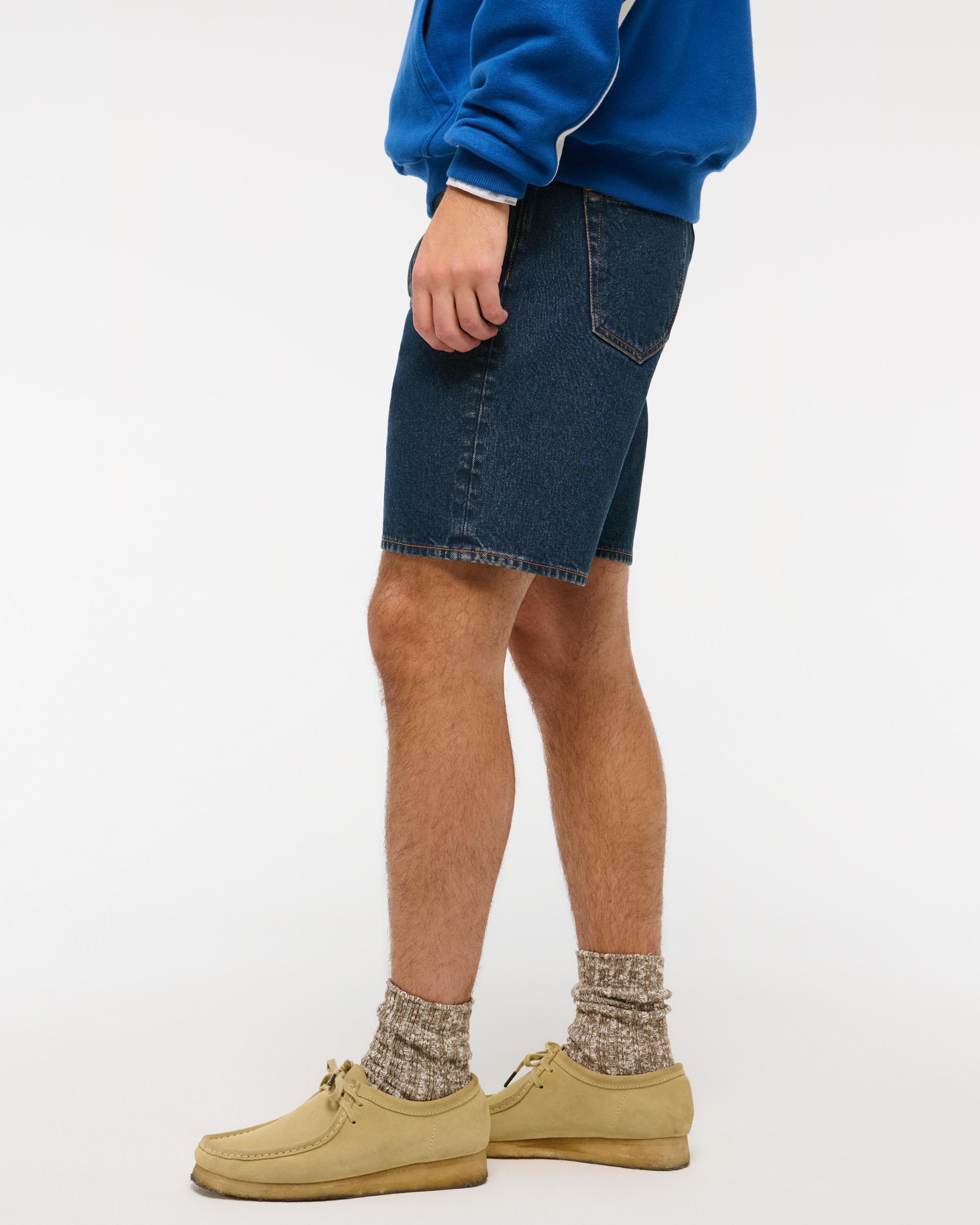 Loose Denim Short Product Image