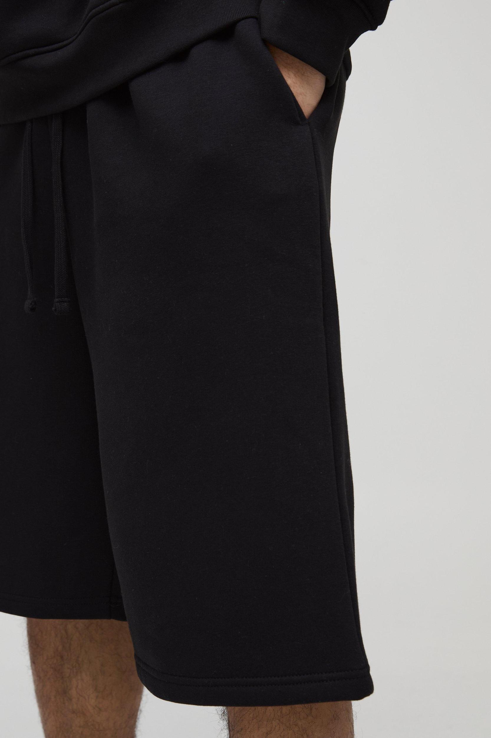 Basic Jersey Jorts | boohooMAN USA Product Image