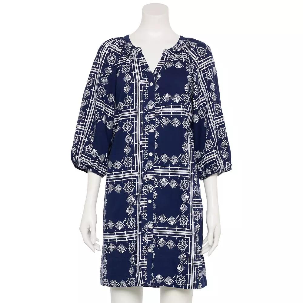 Women's Sonoma Goods For Life® Adaptive Button Front Dress,  Product Image