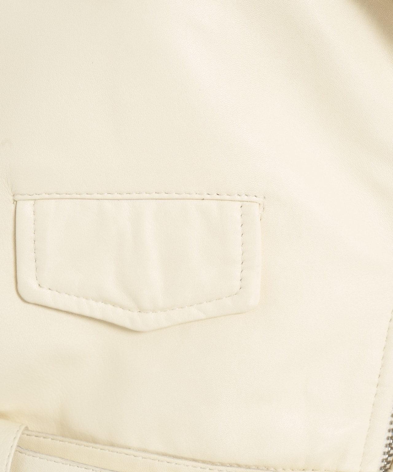 Leather biker jacket Product Image