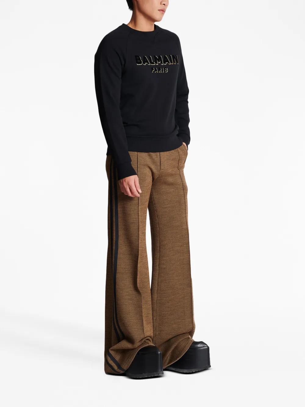 logo-print crew-neck sweatshirt Product Image