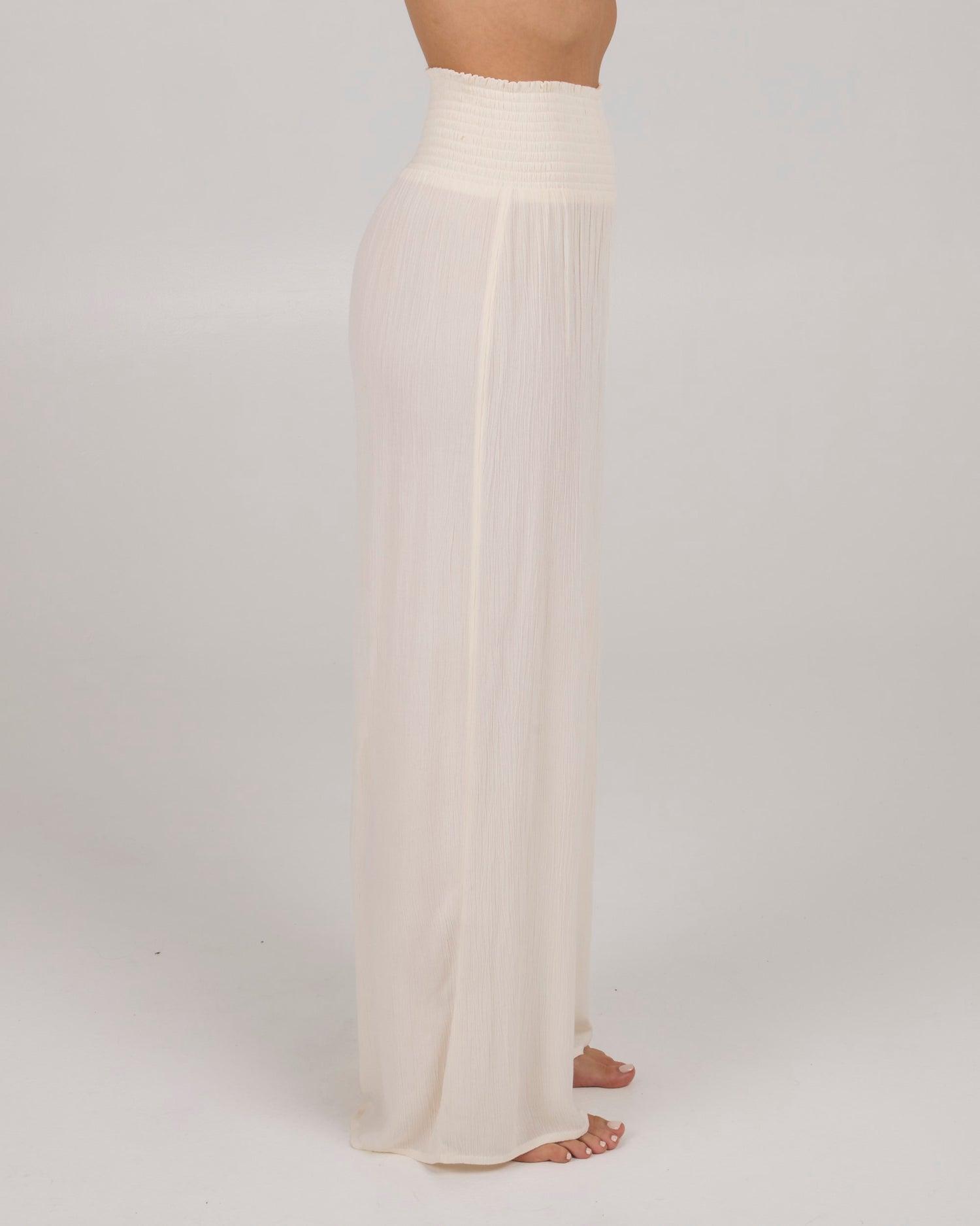 Mainland Beach Pant - Off White Product Image