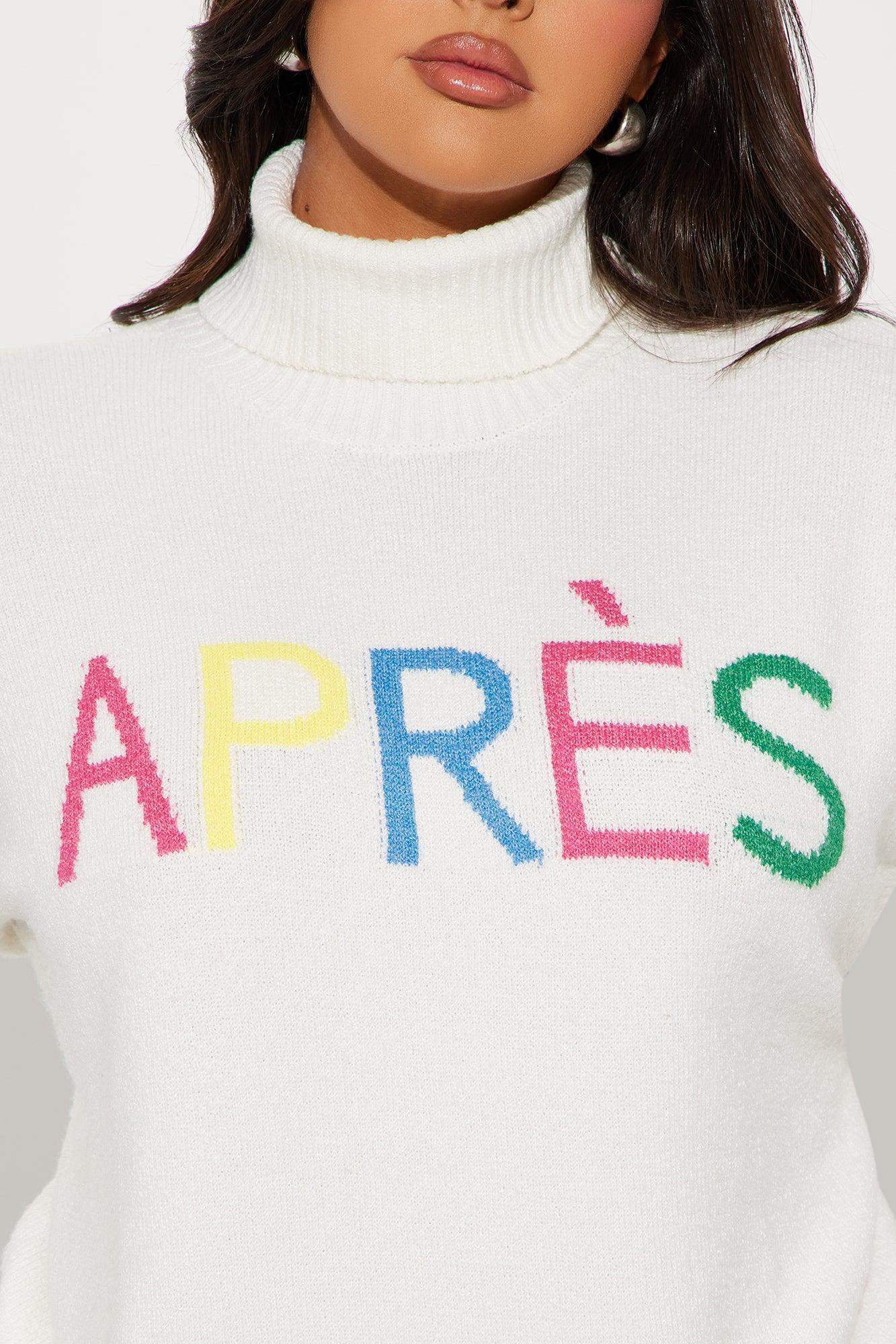 Apres Turtle Neck Sweater - Ivory/combo Product Image