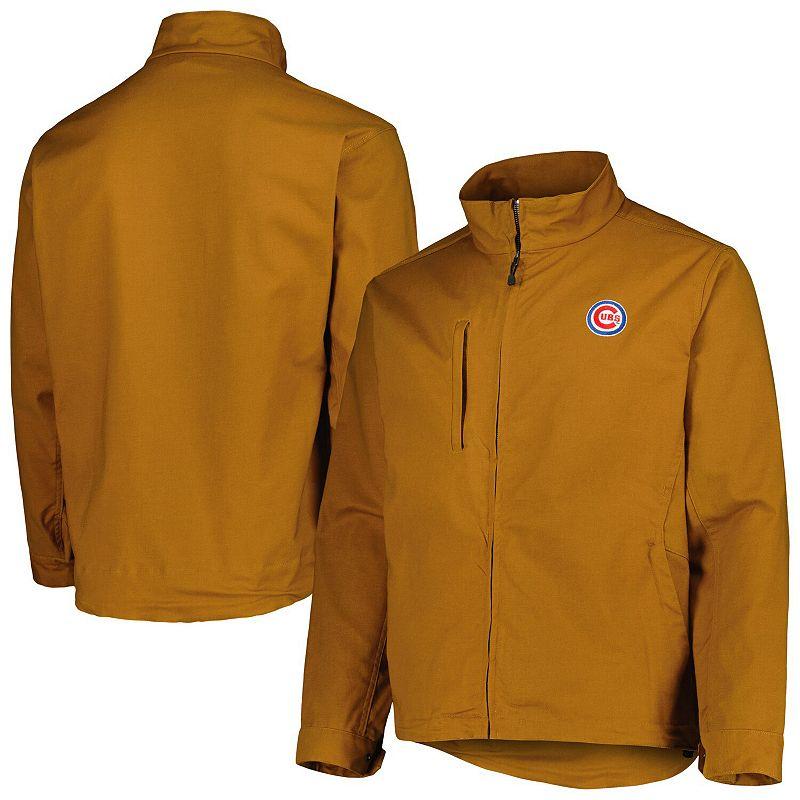 Men's Dunbrooke Tan Chicago Cubs Journey Tri-Blend Full-Zip Jacket,  Product Image