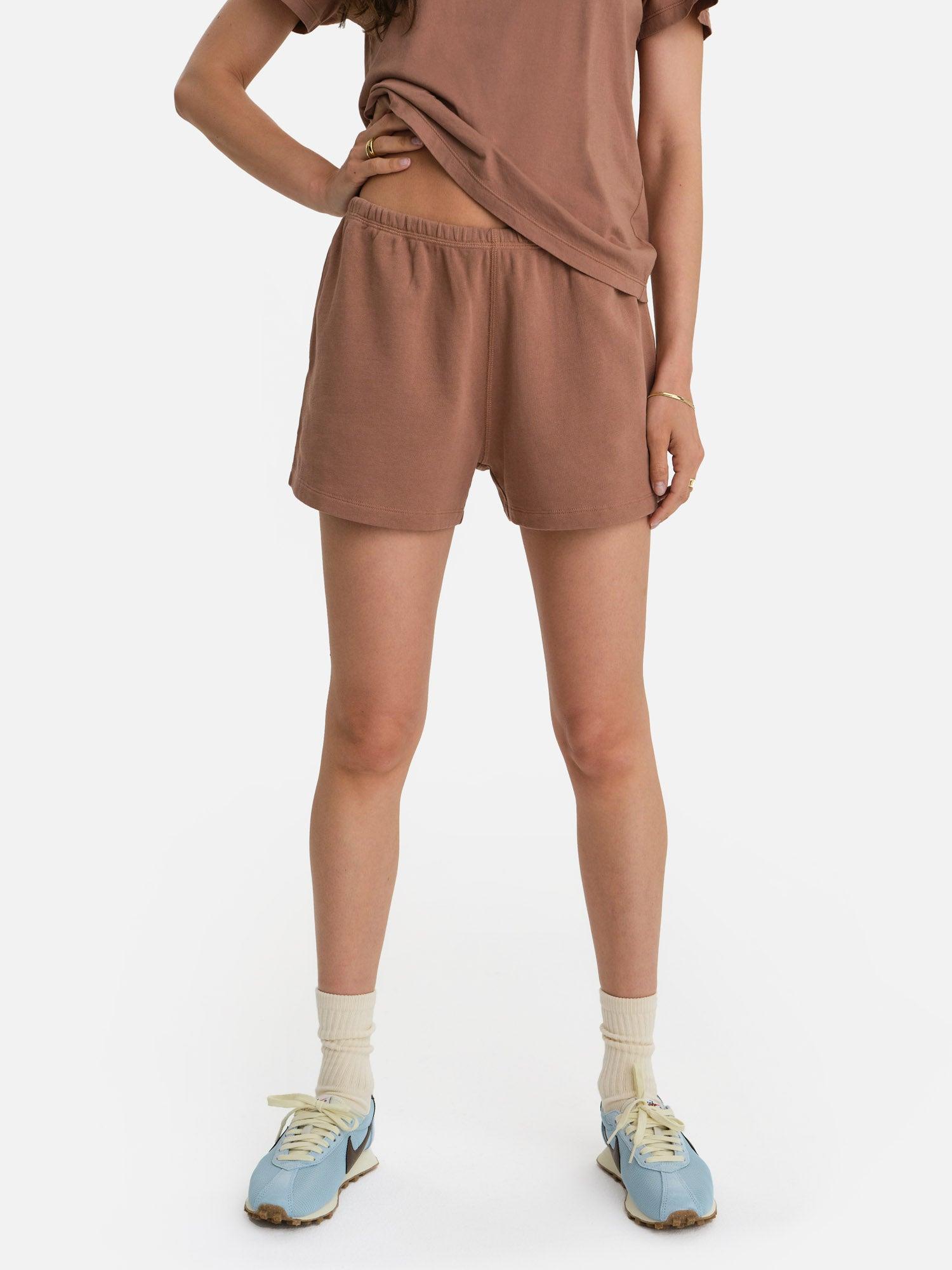 Organic Lightweight Terry Track Shorts Female Product Image